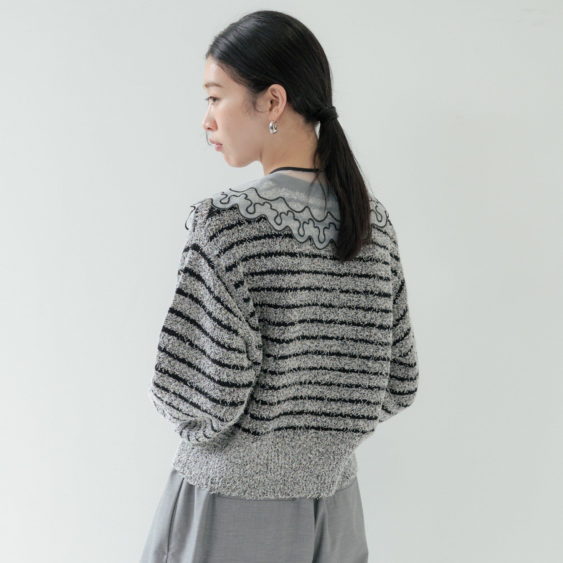 GALLEST「ファンシーヤーンボーダーニット」|ニット・セーター|