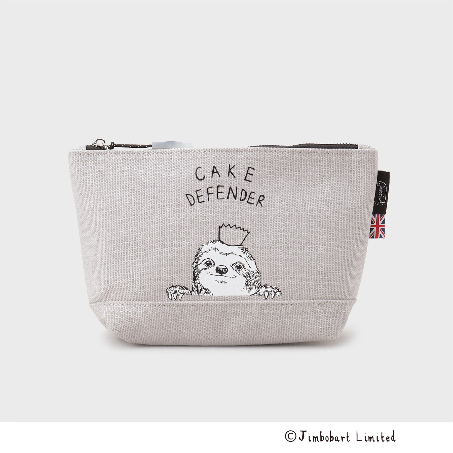 OPAQUE.CLIP「【ジムボバートコラボ】マチ付きプリントポーチ」|ポーチ|グレー(012)