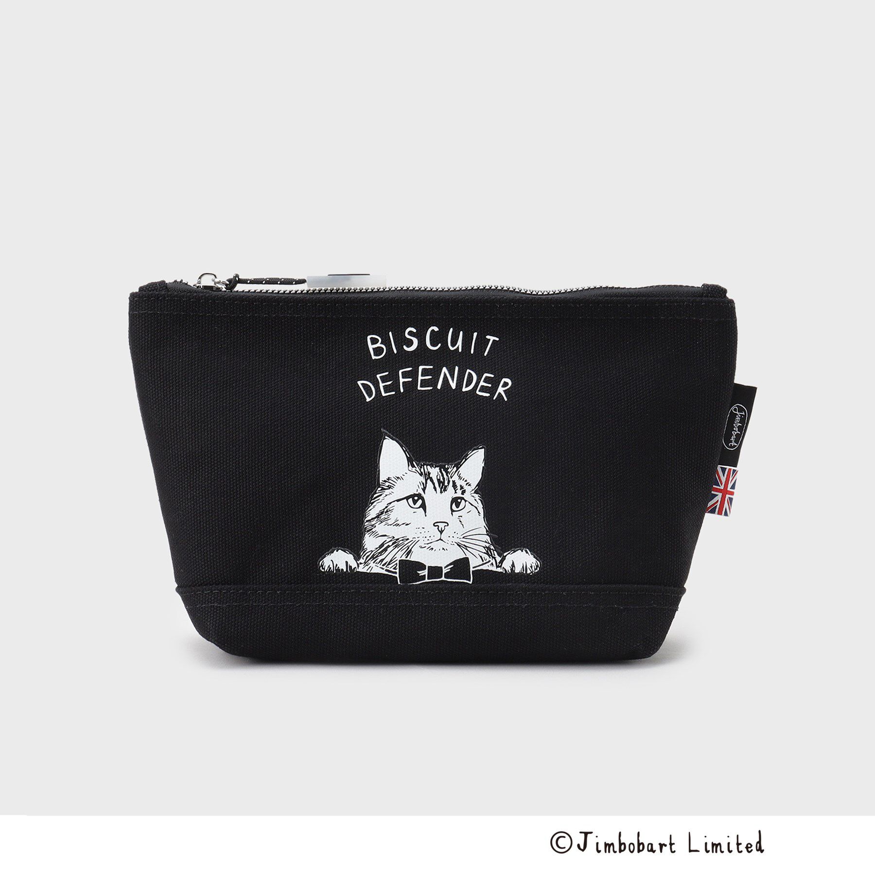 OPAQUE.CLIP「【ジムボバートコラボ】マチ付きプリントポーチ」|ポーチ|ブラック(019)