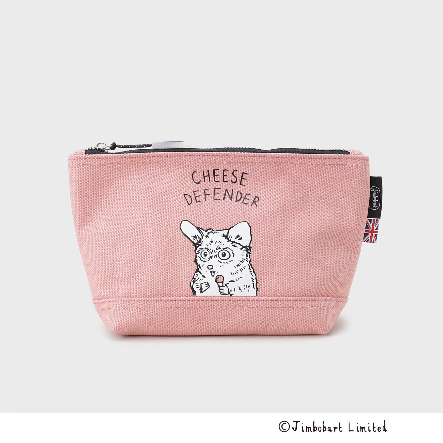 OPAQUE.CLIP「【ジムボバートコラボ】マチ付きプリントポーチ」|ポーチ|ピンク(072)