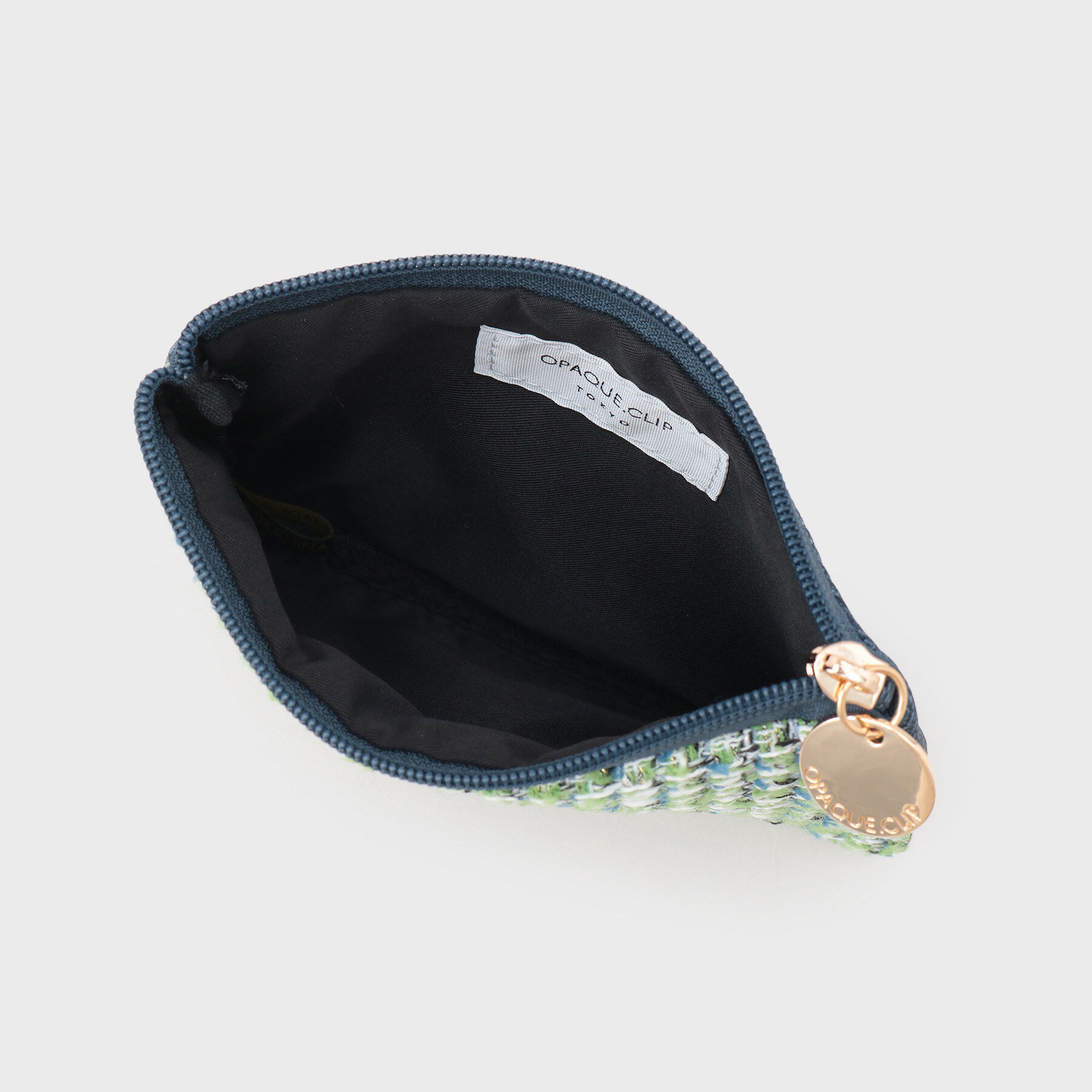 OPAQUE.CLIP「ツイードコンビスクエアポーチ」|ポーチ|