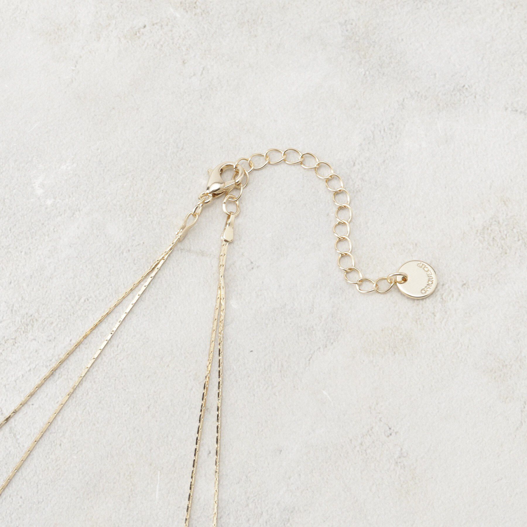 OPAQUE.CLIP「しずく2連ネックレス」|ネックレス|