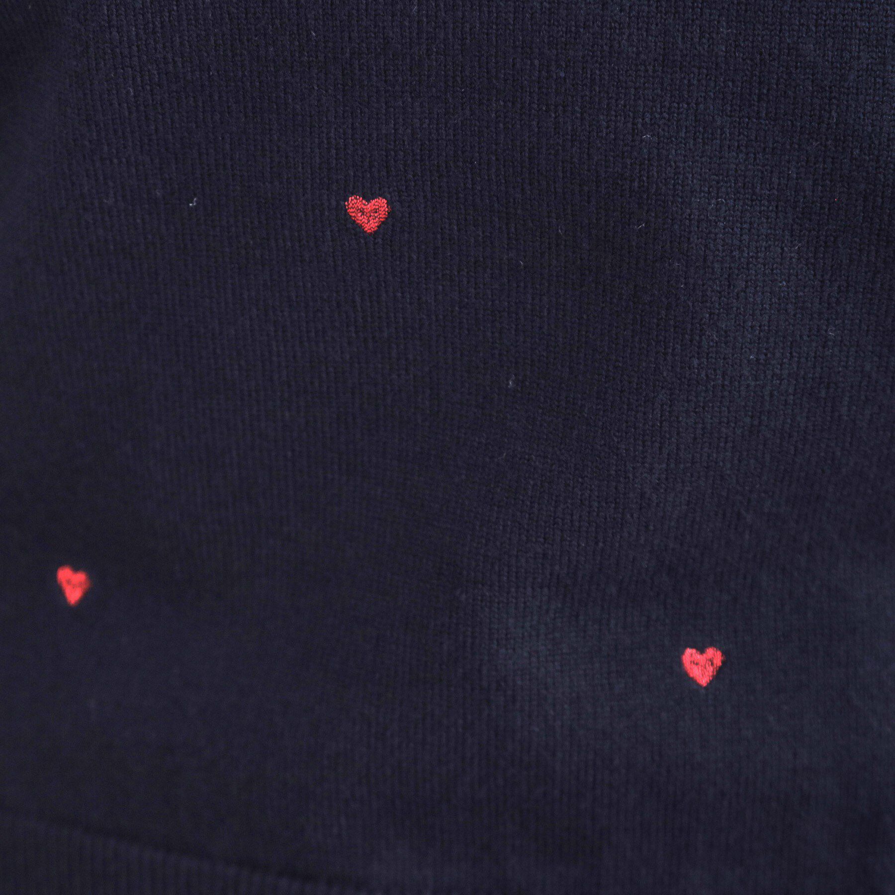 Couture broach「【着映え】ハートドットラメ刺繍ニット」|ニット・セーター|