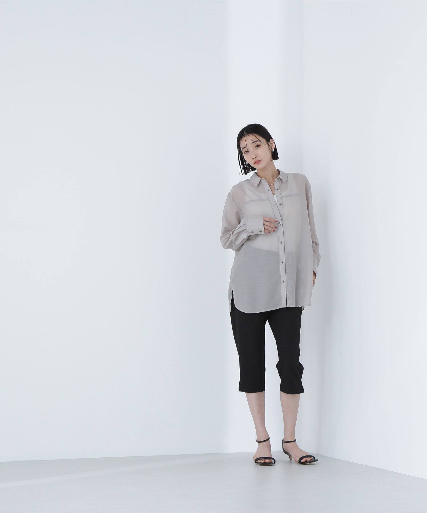  「シアーオーバーシャツ」|シャツ・ブラウス|