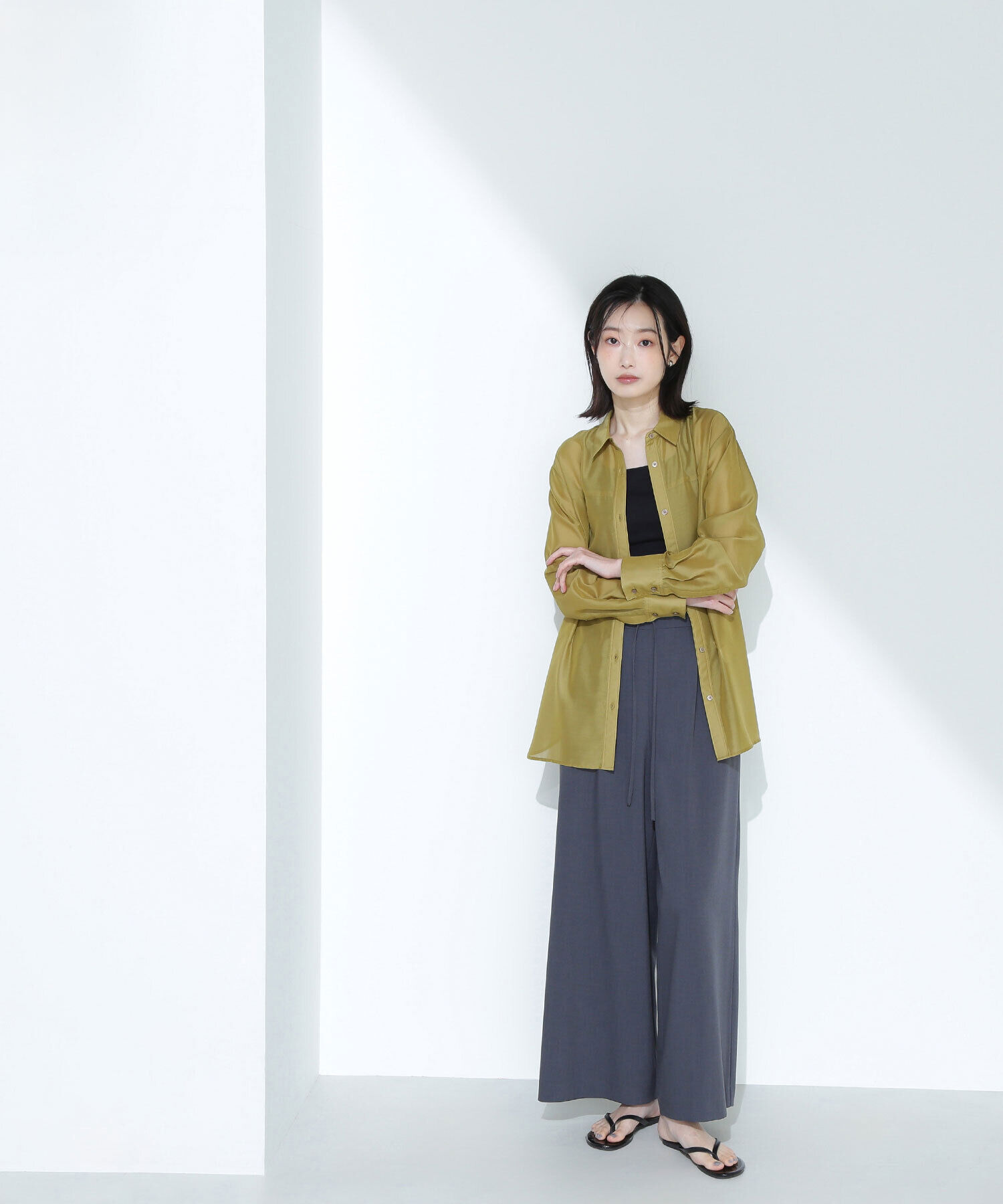  「シアーオーバーシャツ」|シャツ・ブラウス|