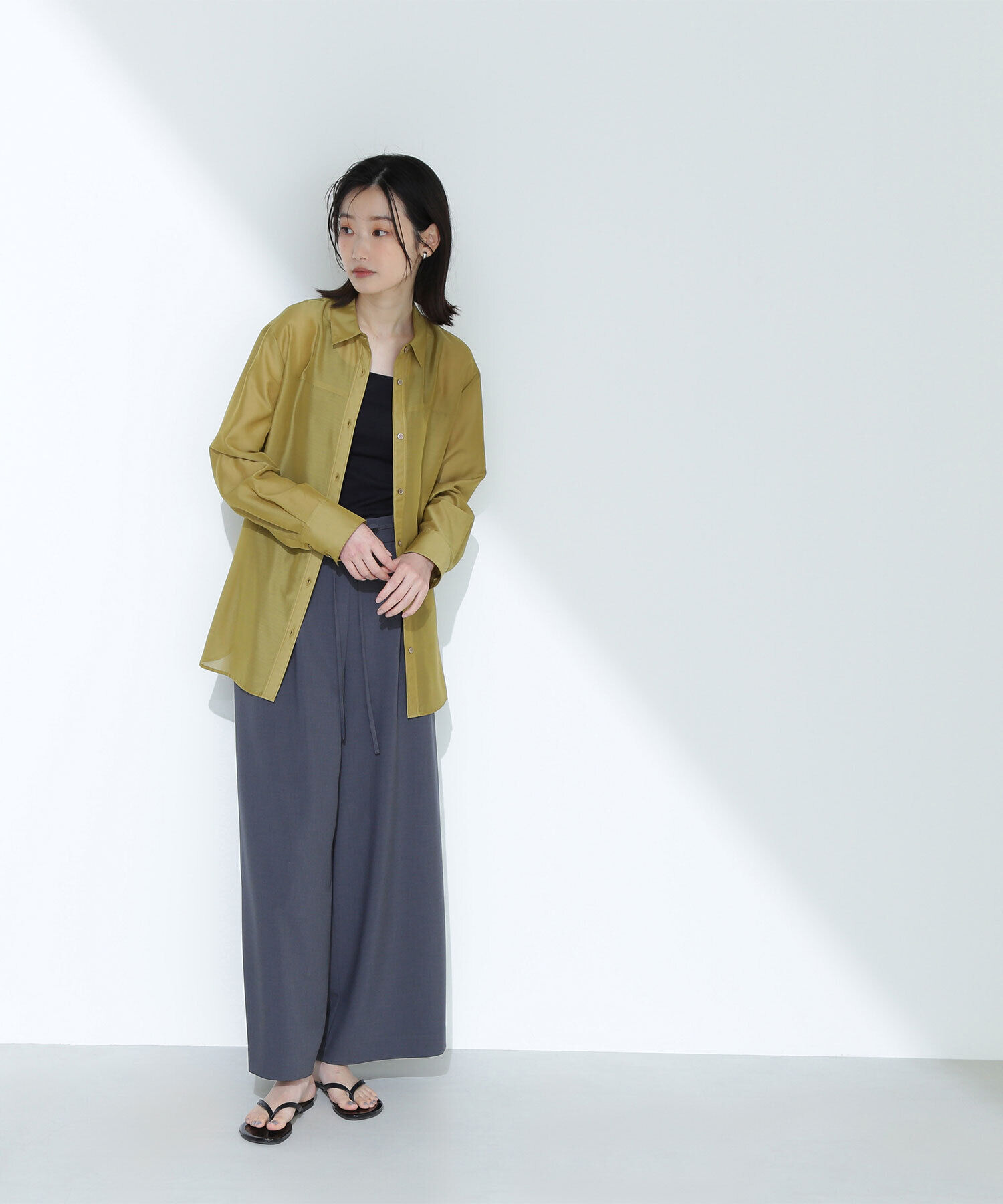  「シアーオーバーシャツ」|シャツ・ブラウス|