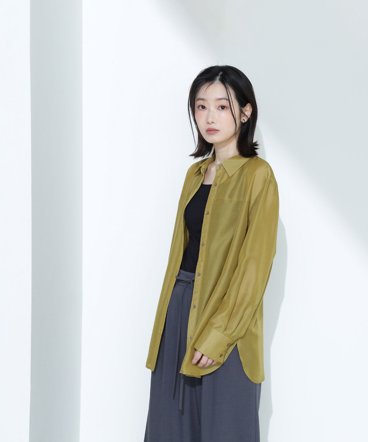  「シアーオーバーシャツ」|シャツ・ブラウス|