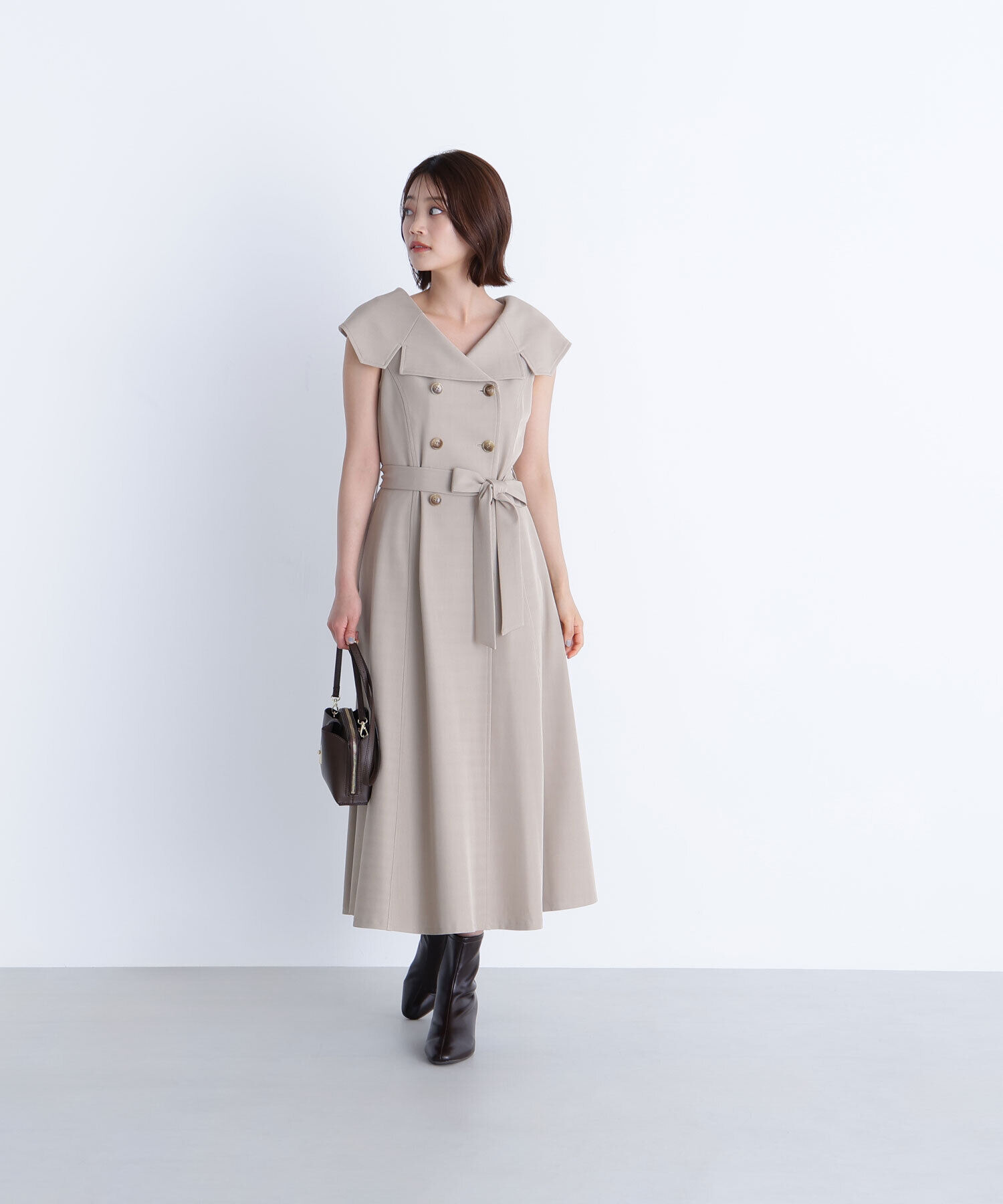  「トレンチディテールワンピース」|ワンピース|