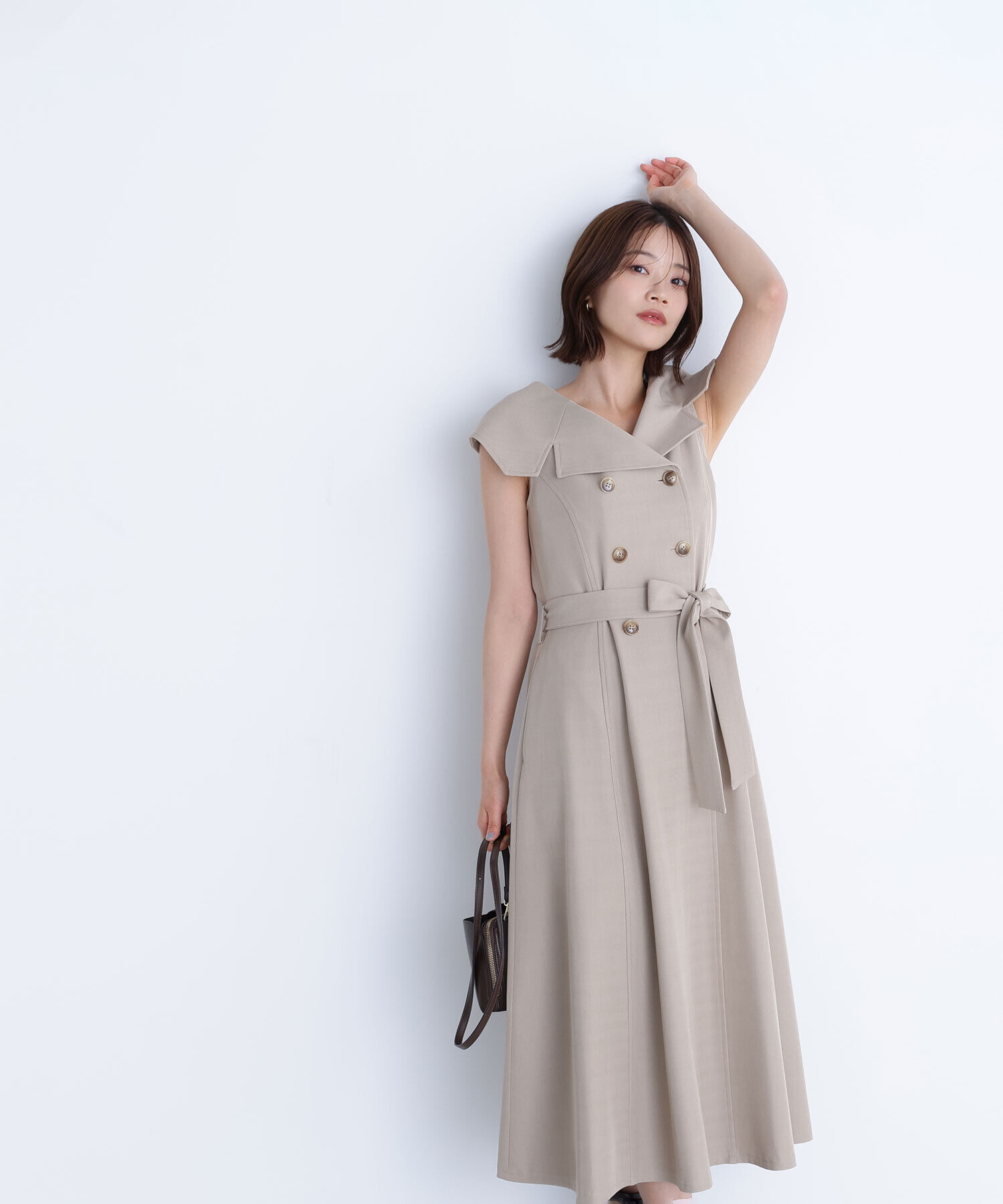  「トレンチディテールワンピース」|ワンピース|