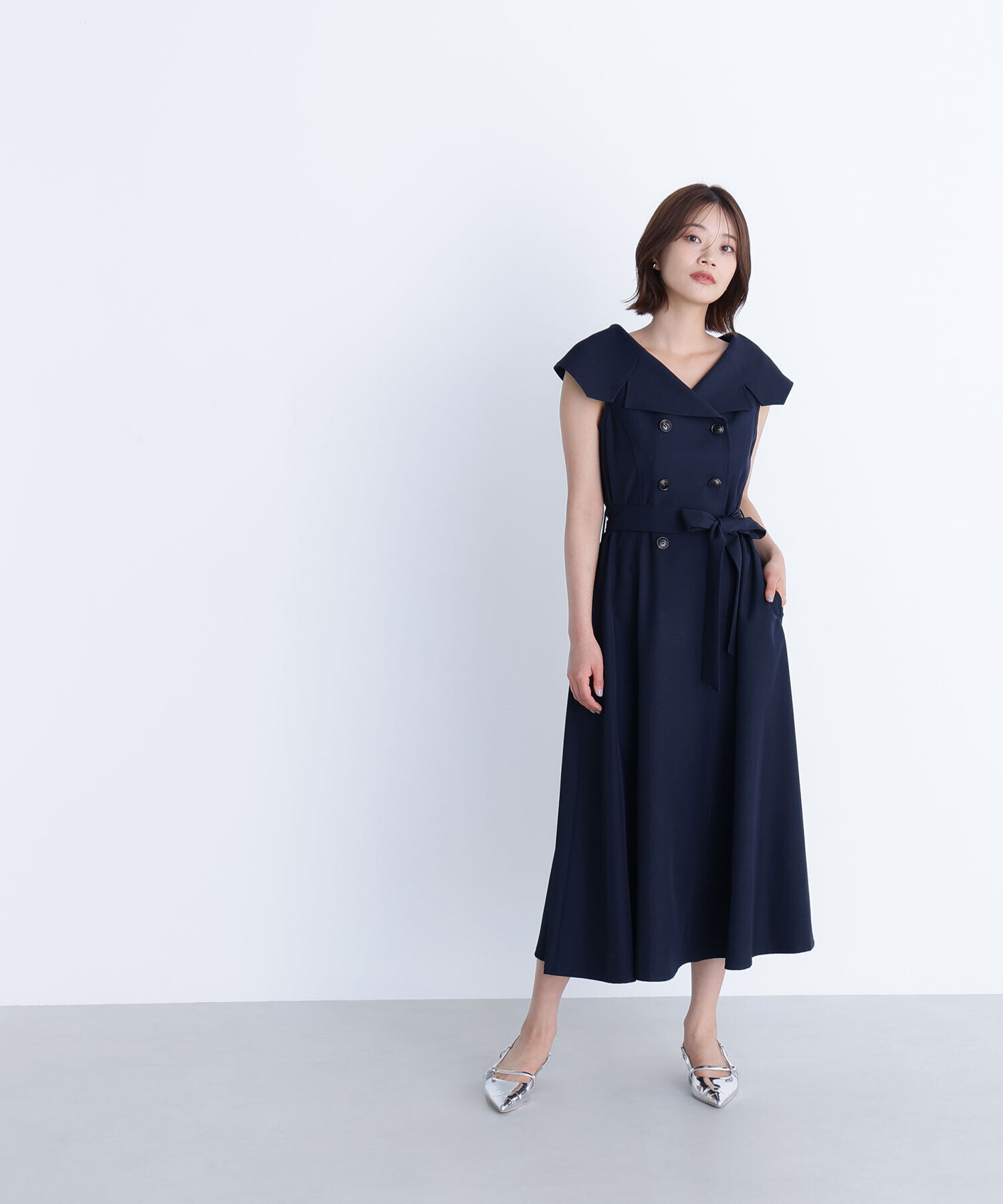  「トレンチディテールワンピース」|ワンピース|