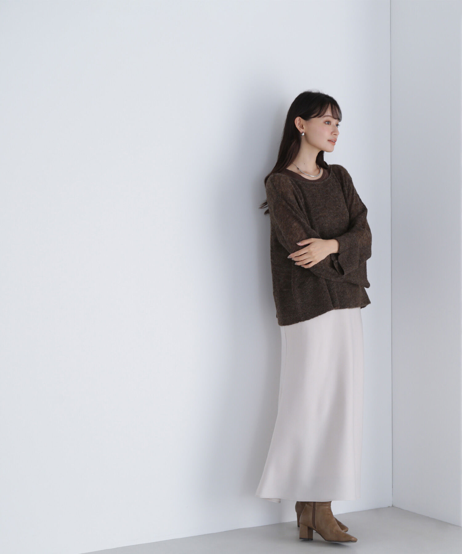  「モヘヤライクニットセット　　　　　　　」|ニット・セーター|