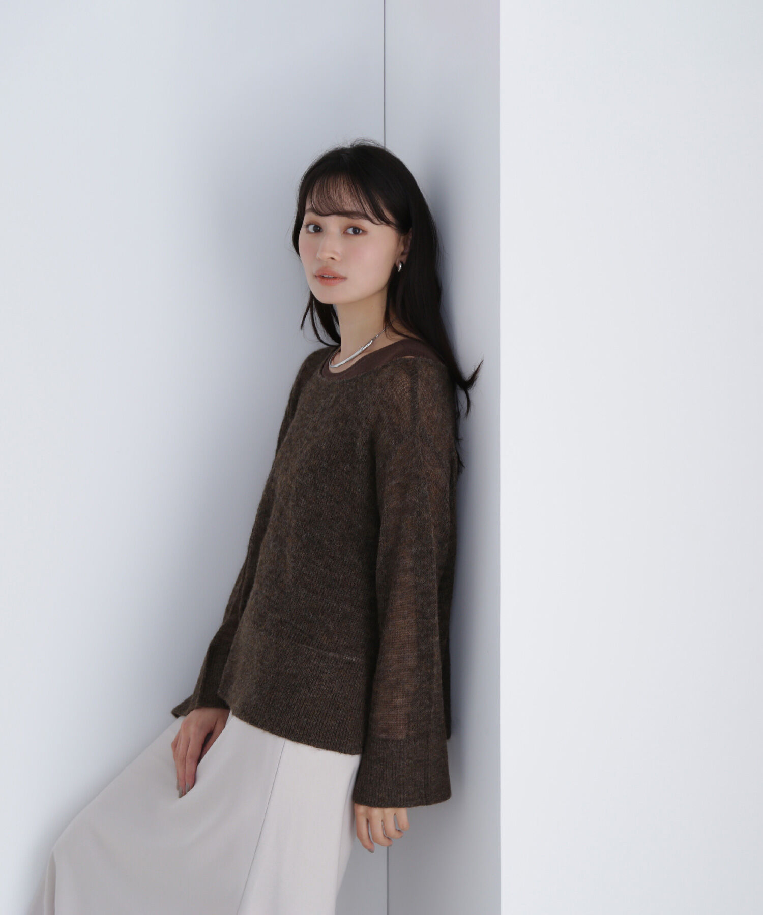  「モヘヤライクニットセット　　　　　　　」|ニット・セーター|