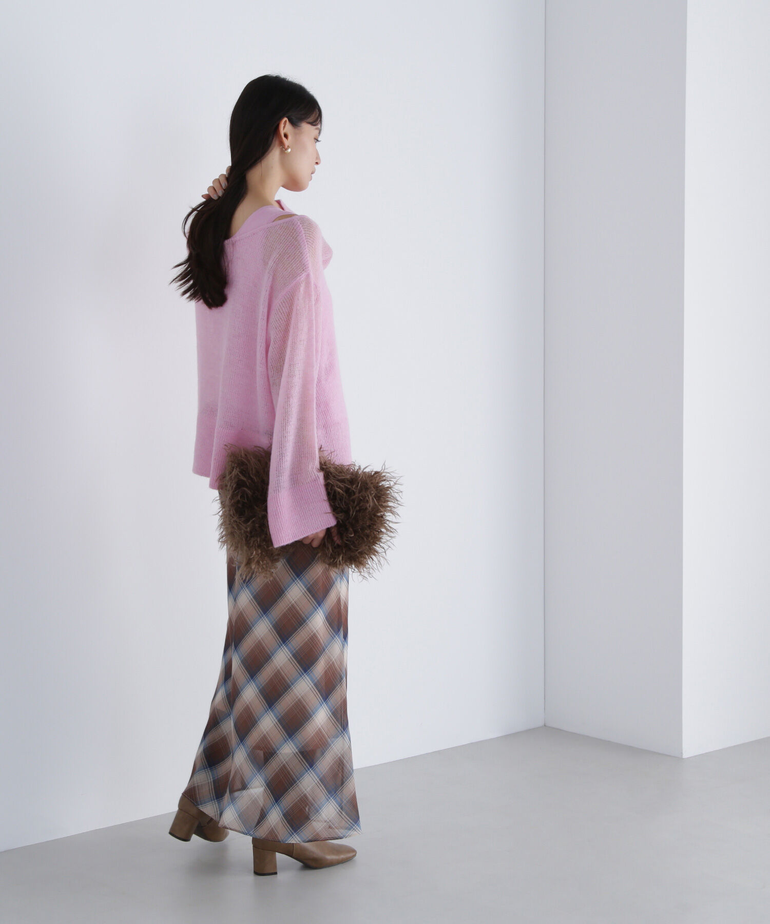  「モヘヤライクニットセット　　　　　　　」|ニット・セーター|