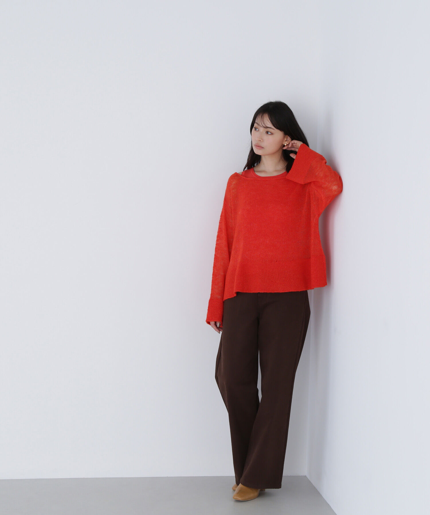  「モヘヤライクニットセット　　　　　　　」|ニット・セーター|