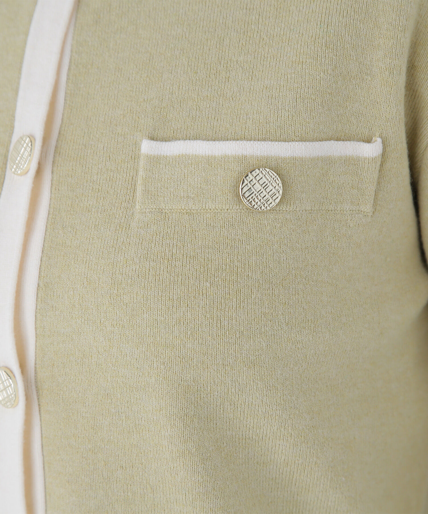  「バイカラーニットジャケット＆スカート」|ワンピース|