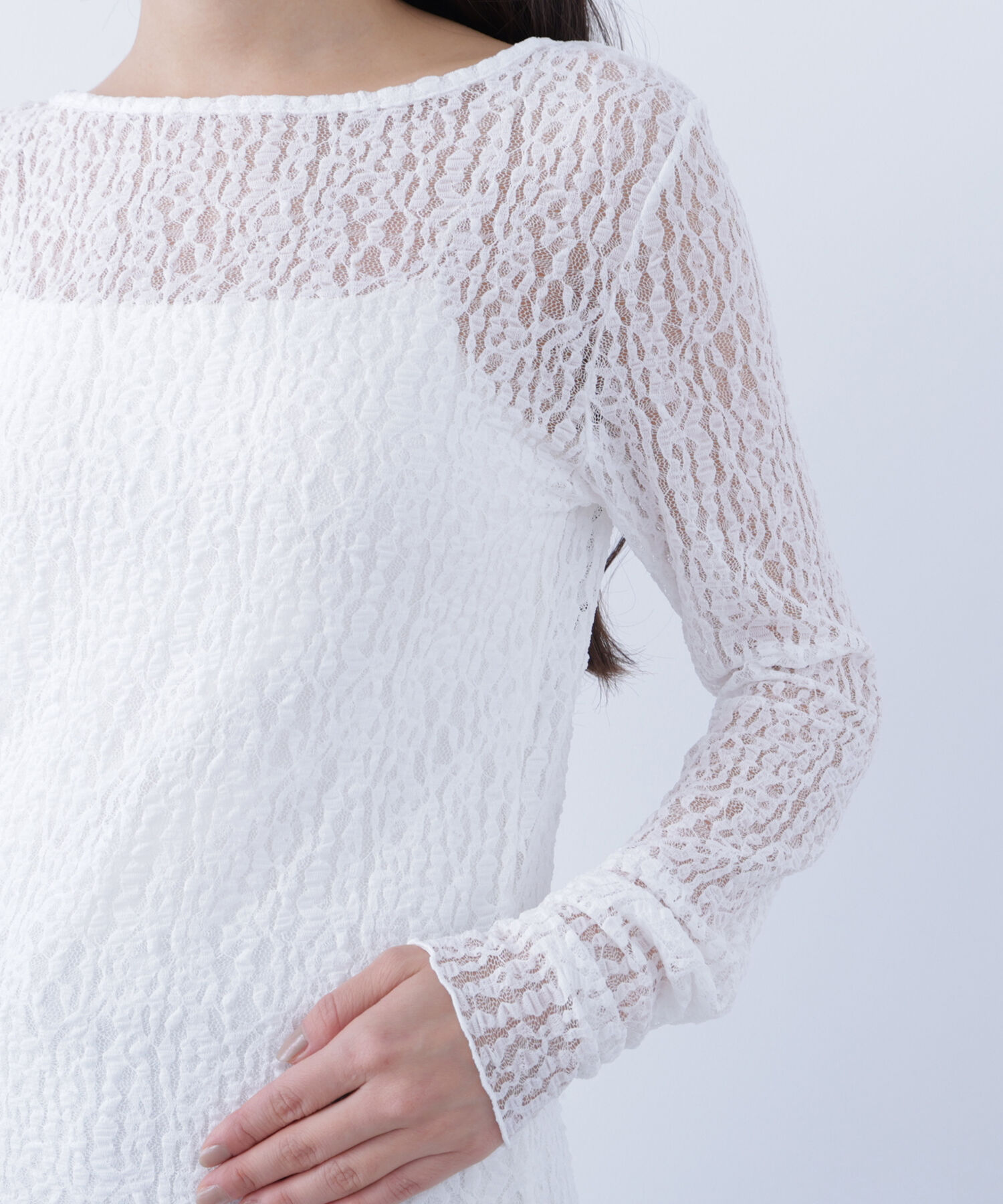  「〈N.〉 レースカットソー」|Tシャツ・カットソー|