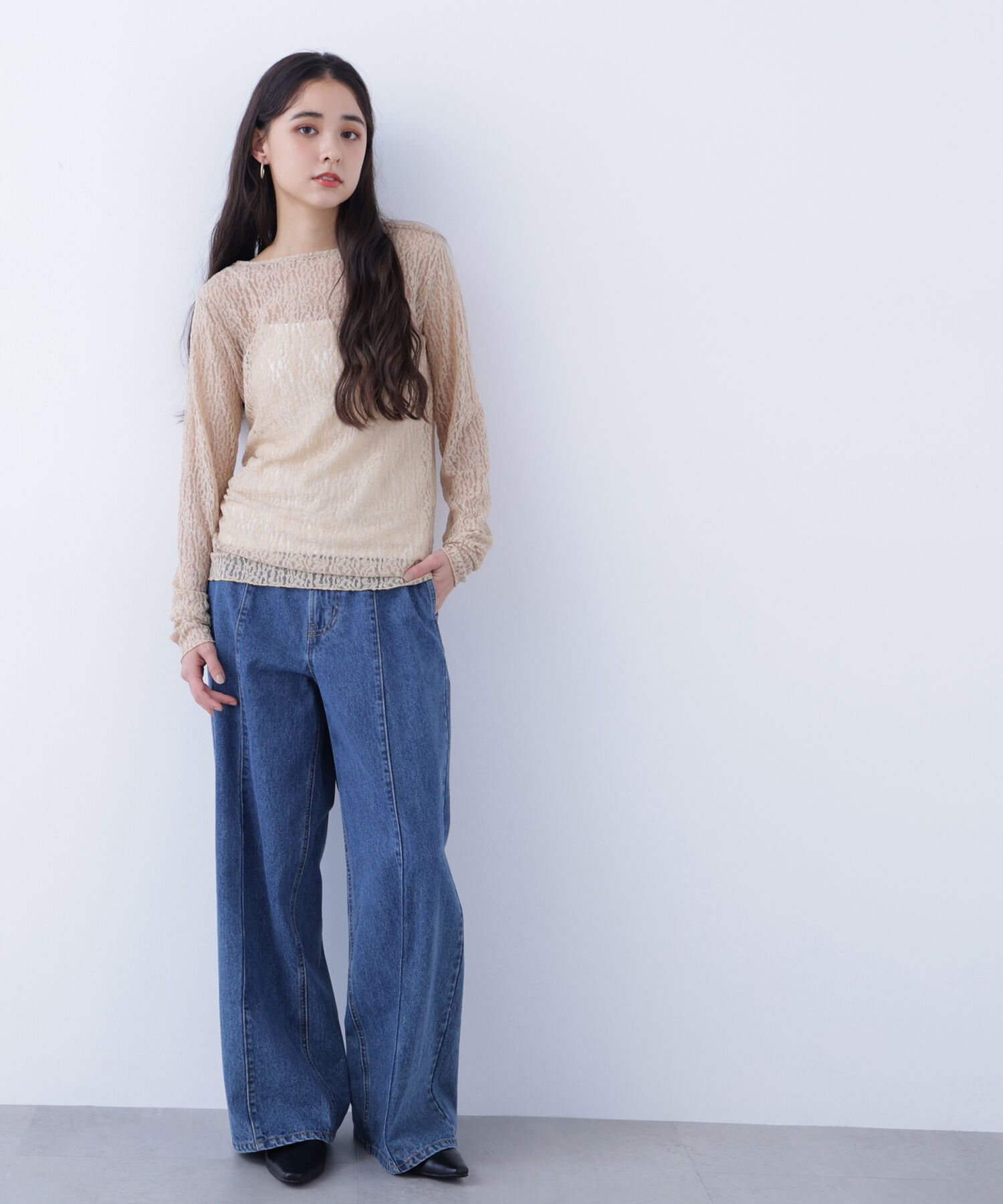  「〈N.〉 レースカットソー」|Tシャツ・カットソー|