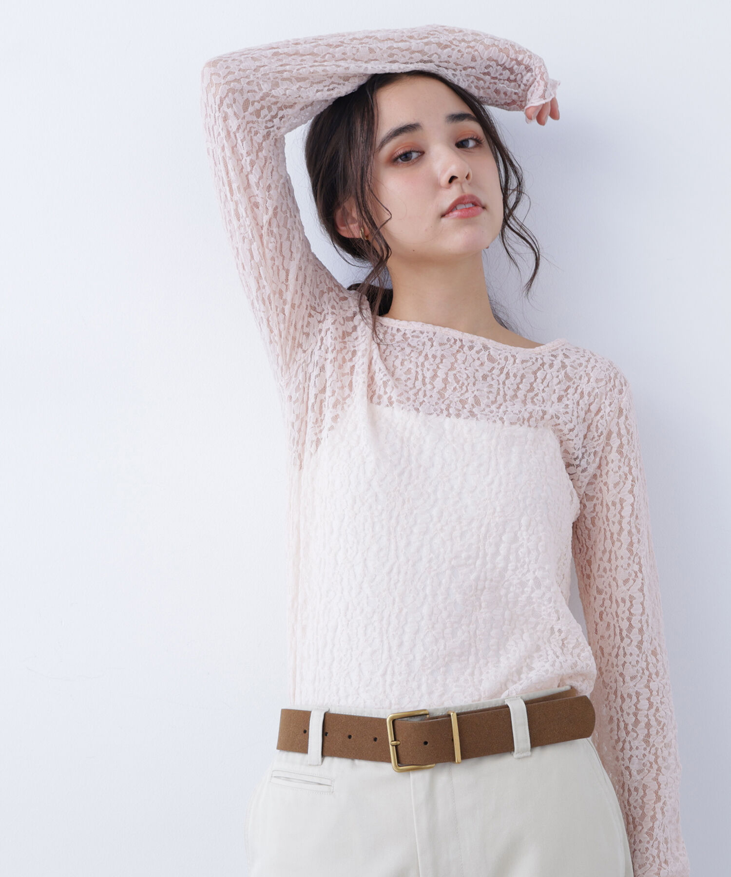  「〈N.〉 レースカットソー」|Tシャツ・カットソー|