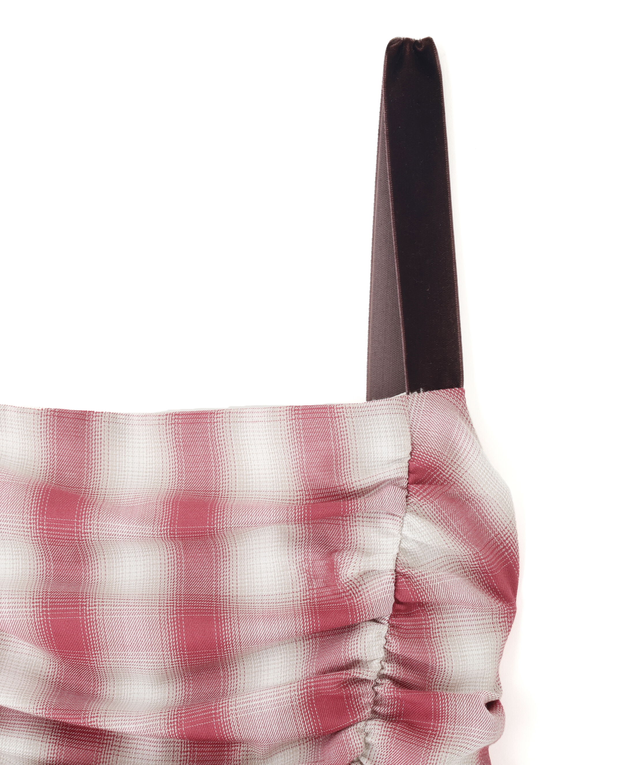  「オンブレーチェックシャーリングキャミ」|シャツ・ブラウス|