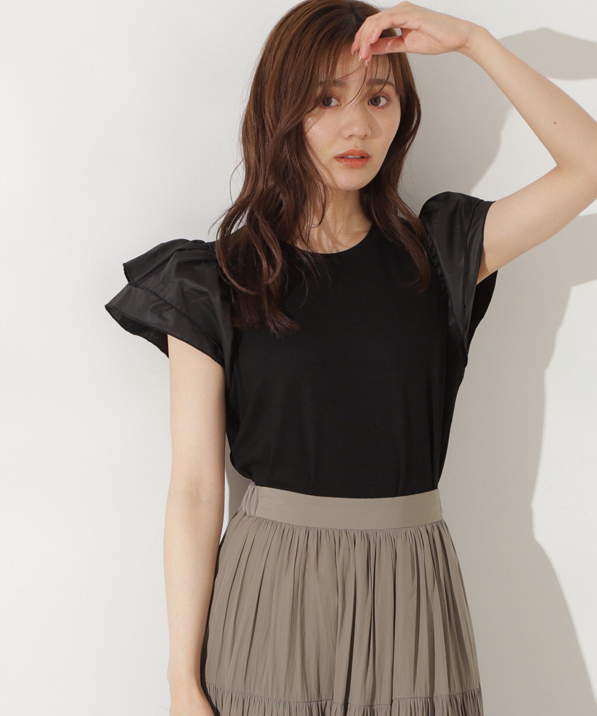 PROPORTION BODY DRESSING「フレアリブカットソー」|Tシャツ・カットソー|