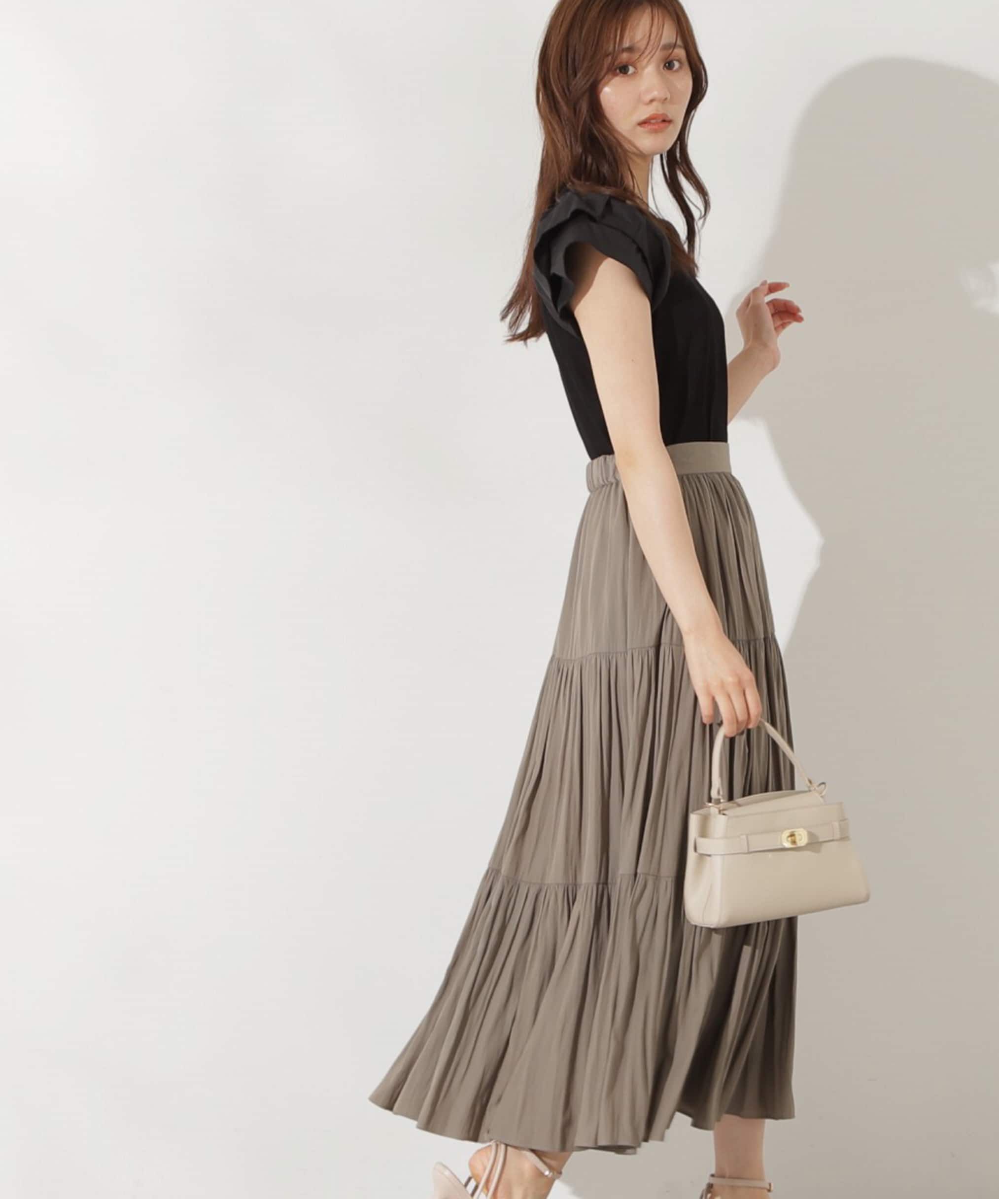 PROPORTION BODY DRESSING「フレアリブカットソー」|Tシャツ・カットソー|