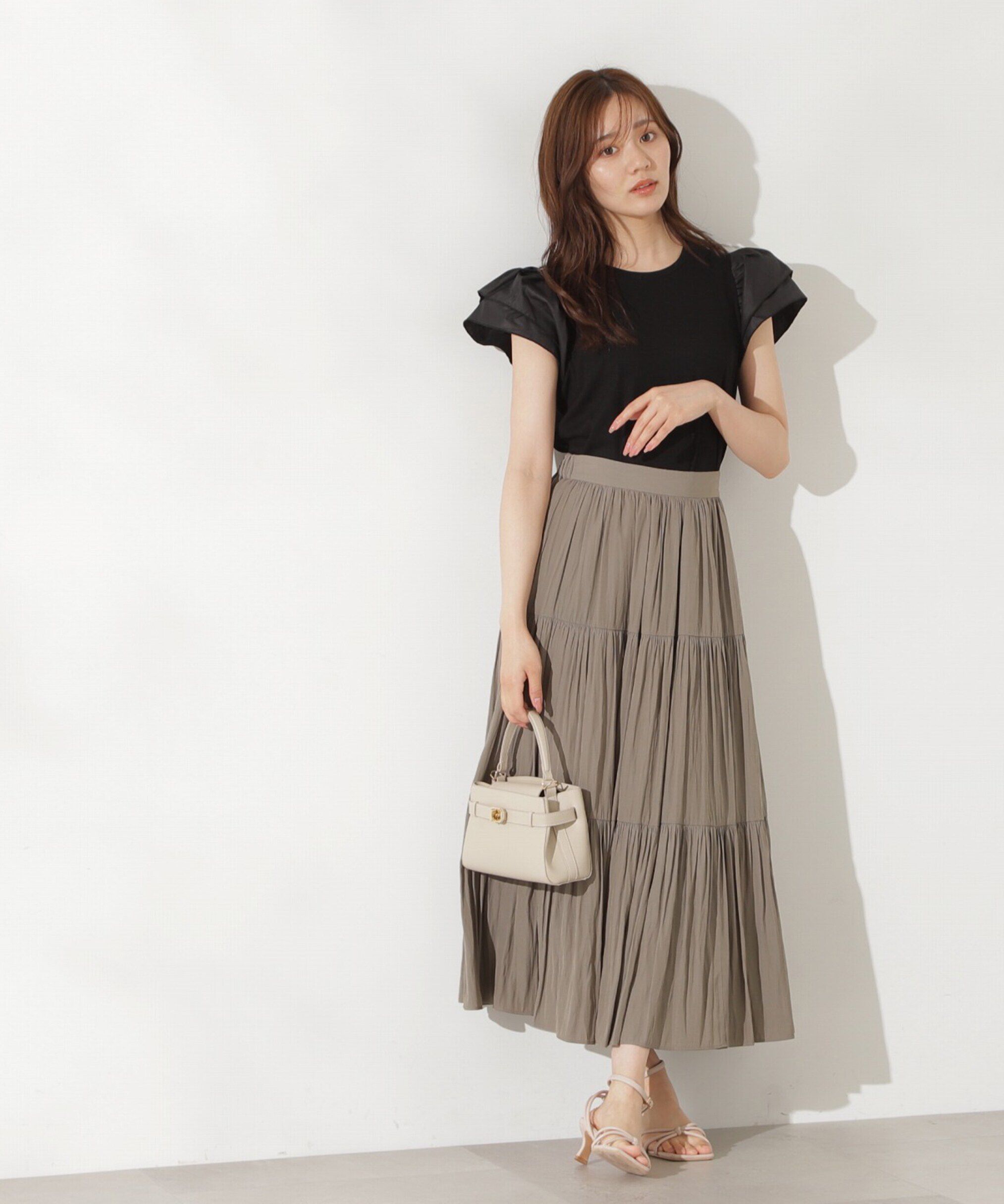 PROPORTION BODY DRESSING「フレアリブカットソー」|Tシャツ・カットソー|