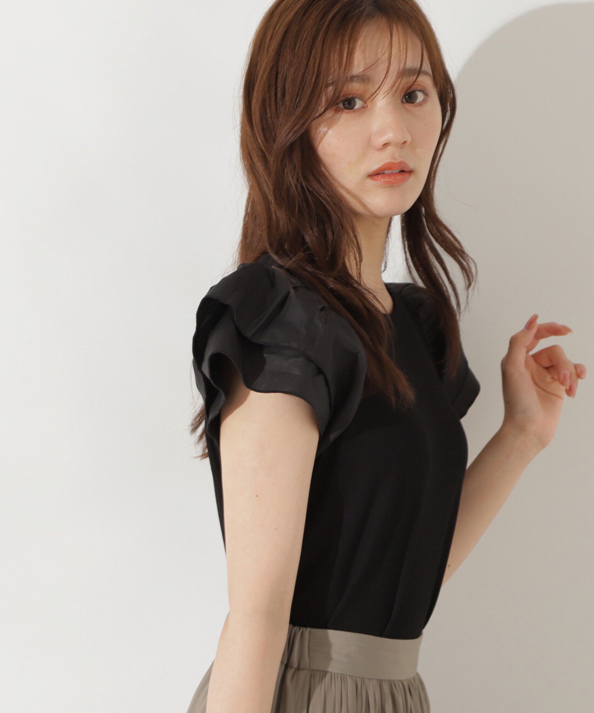 PROPORTION BODY DRESSING「フレアリブカットソー」|Tシャツ・カットソー|