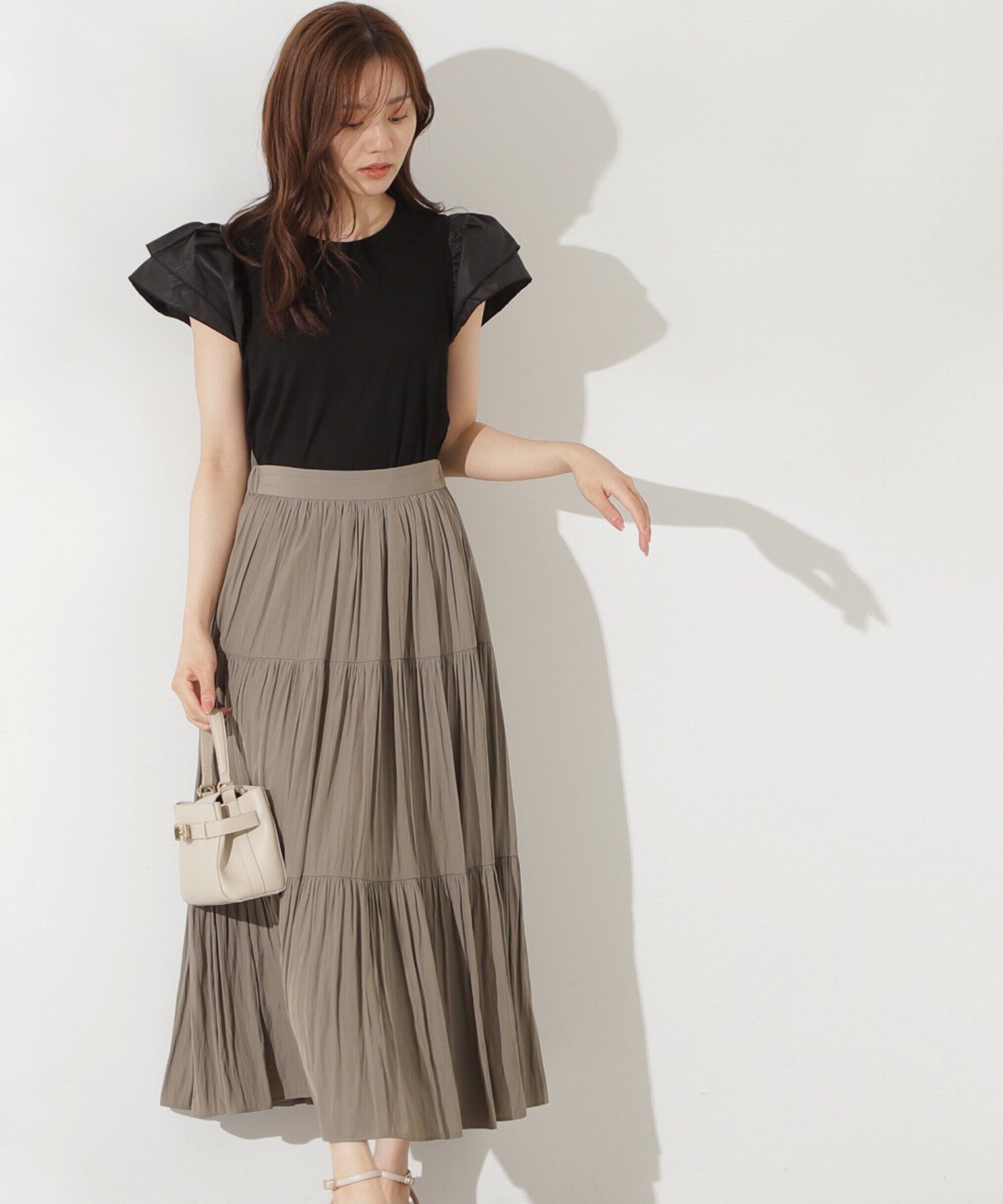 PROPORTION BODY DRESSING「フレアリブカットソー」|Tシャツ・カットソー|