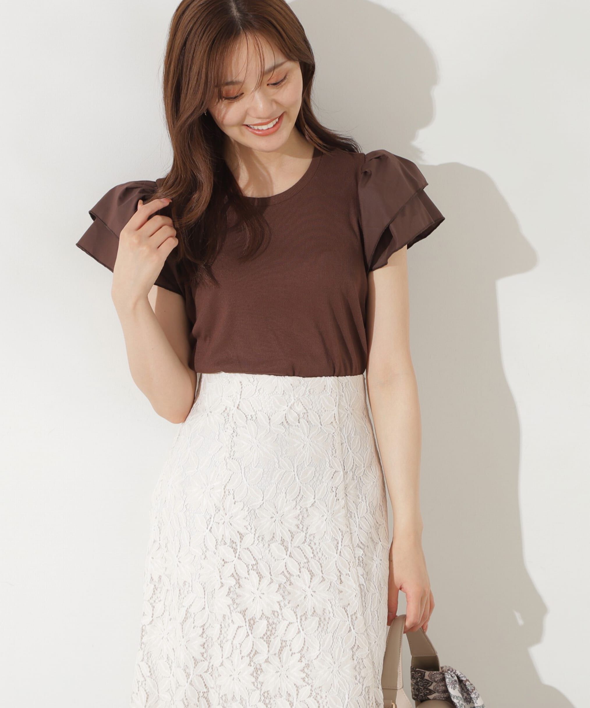 PROPORTION BODY DRESSING「フレアリブカットソー」|Tシャツ・カットソー|