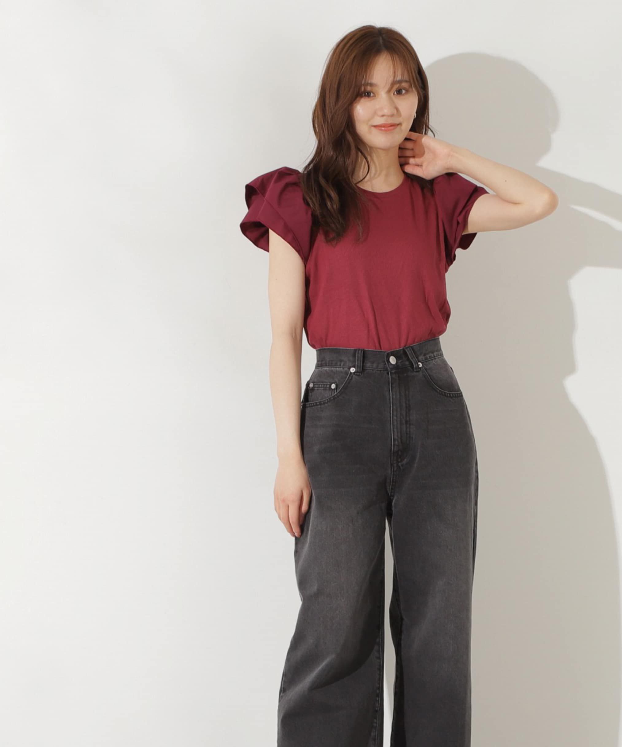 PROPORTION BODY DRESSING「フレアリブカットソー」|Tシャツ・カットソー|