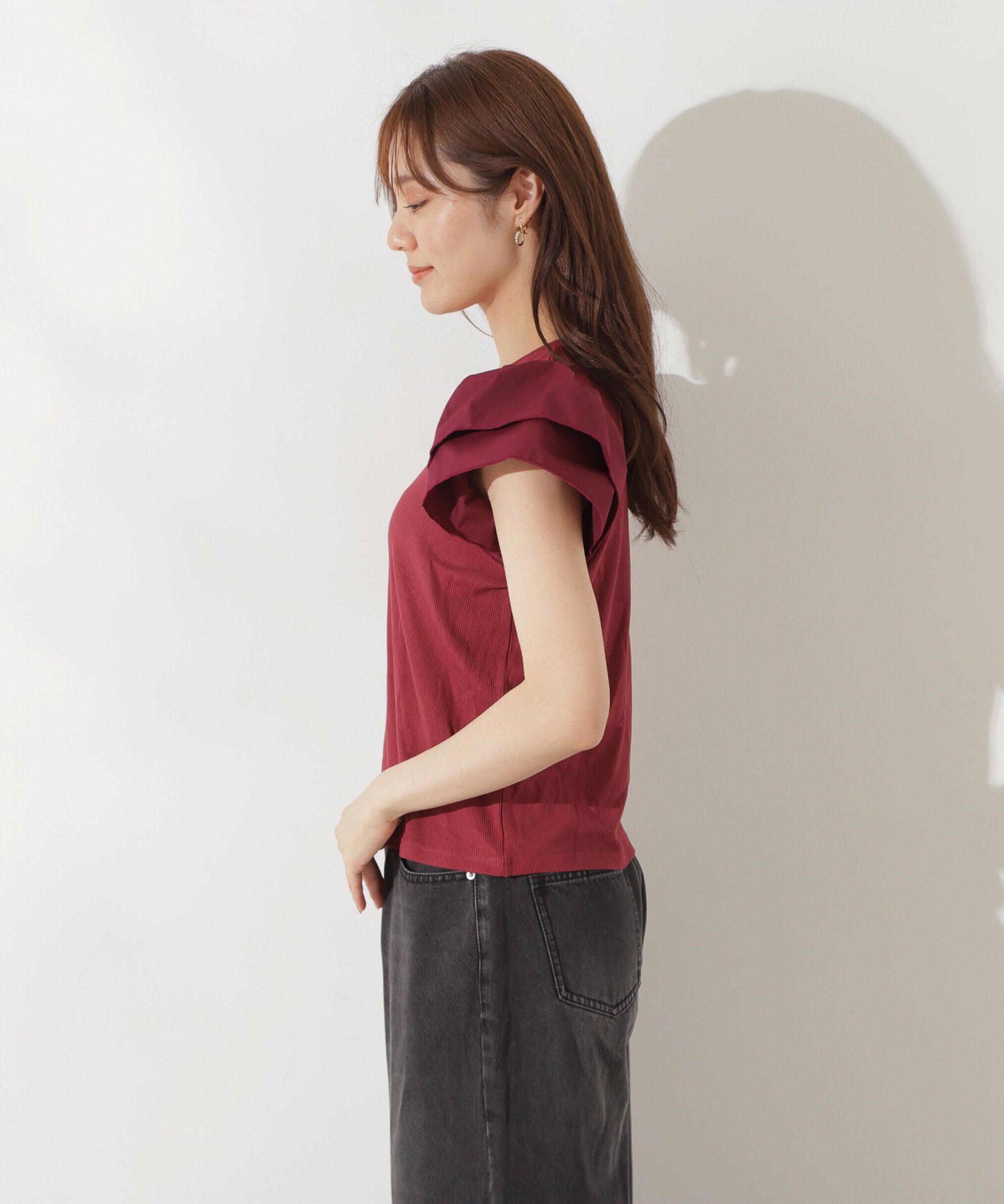 PROPORTION BODY DRESSING「フレアリブカットソー」|Tシャツ・カットソー|