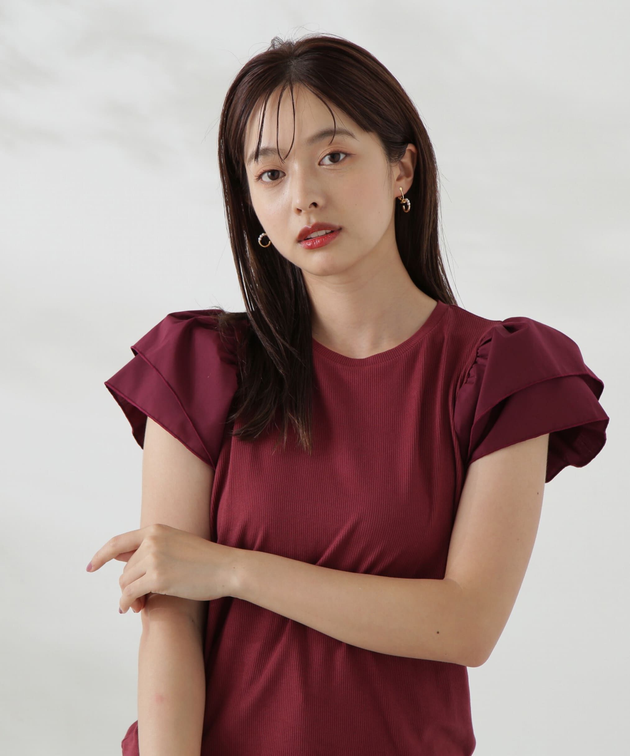 PROPORTION BODY DRESSING「フレアリブカットソー」|Tシャツ・カットソー|