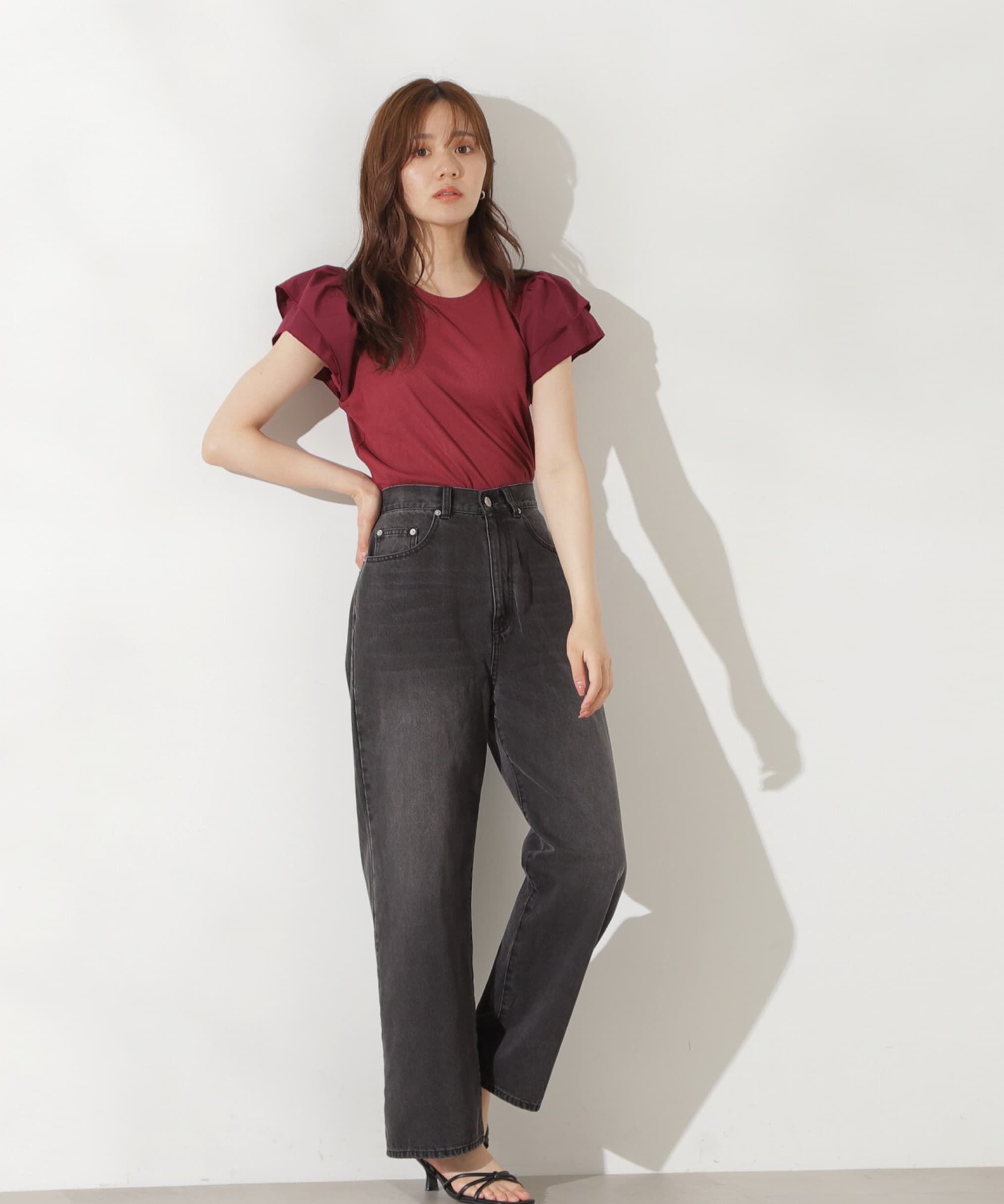 PROPORTION BODY DRESSING「フレアリブカットソー」|Tシャツ・カットソー|