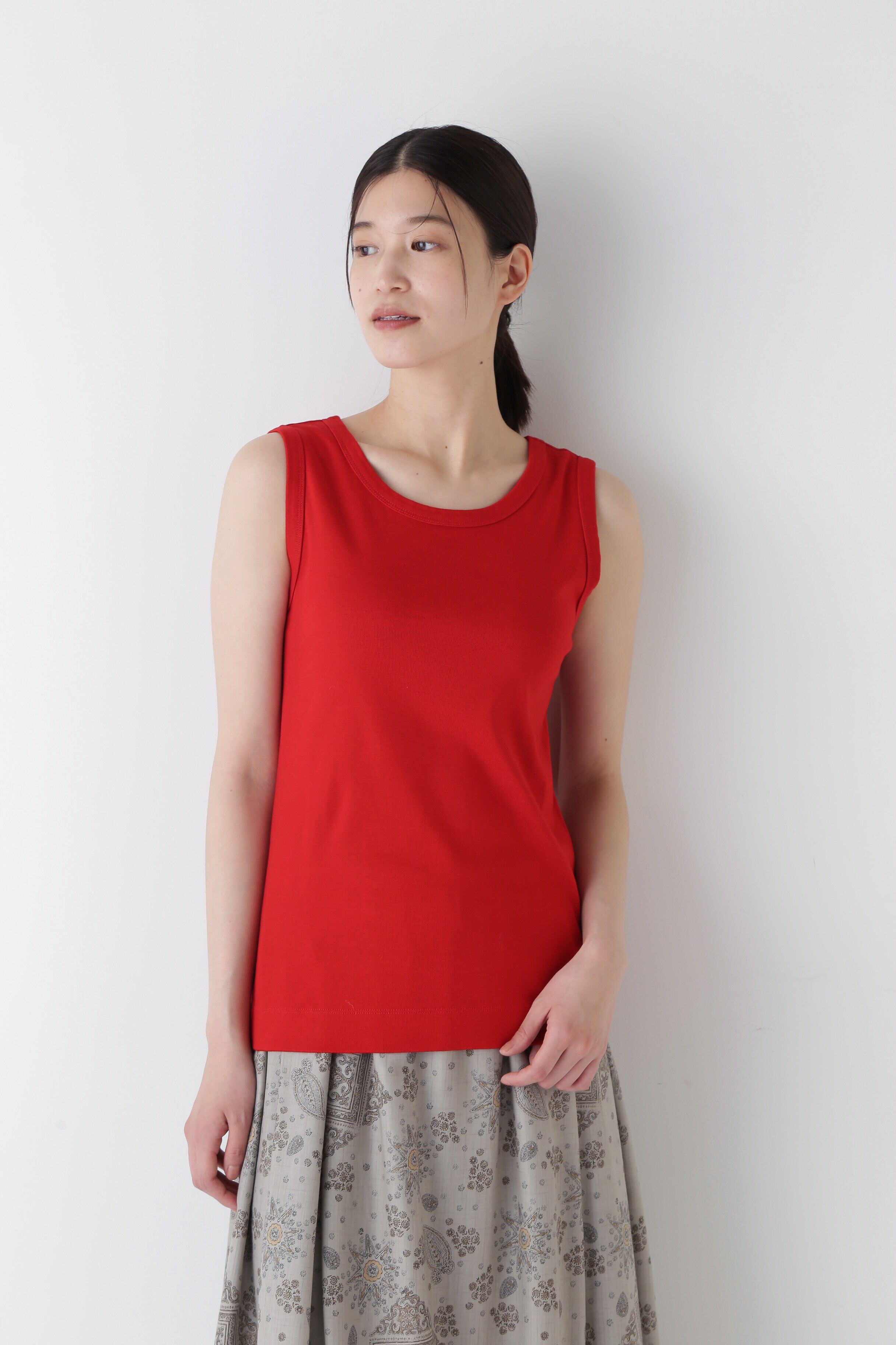  「◆オーガニックコットンフライスタンクトップ」|Tシャツ・カットソー|