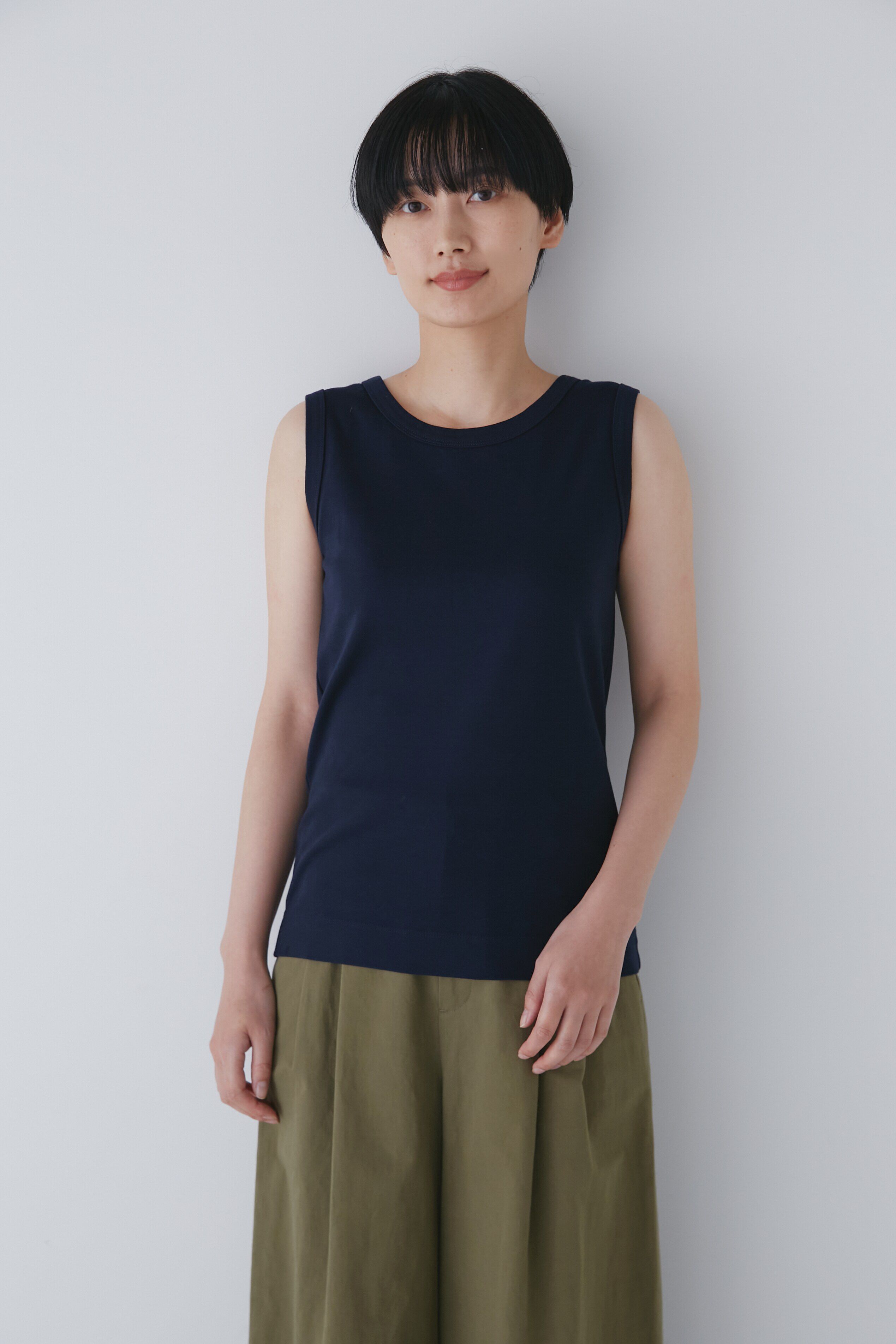  「◆オーガニックコットンフライスタンクトップ」|Tシャツ・カットソー|