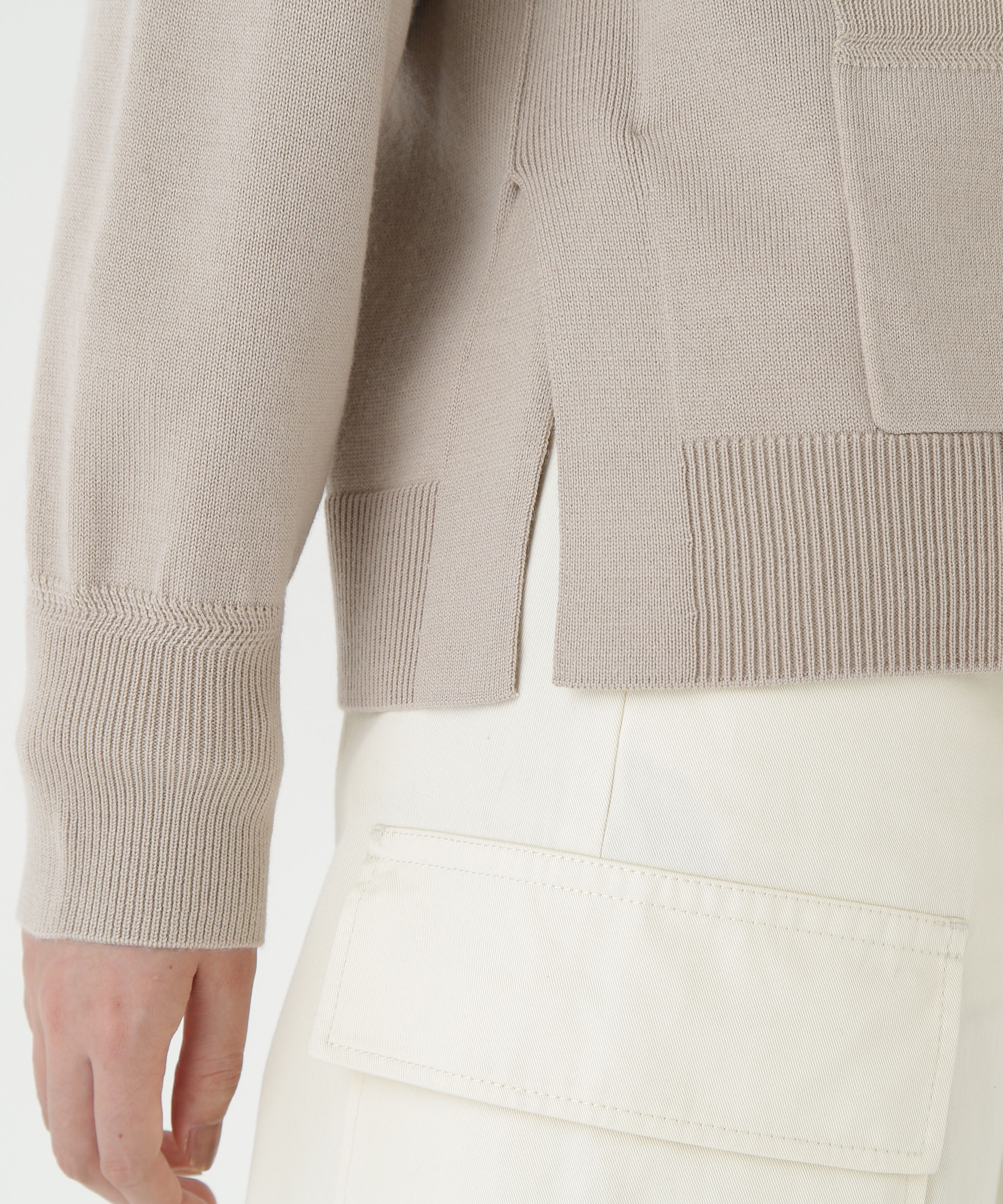  「◆ハイゲージプレーティングＶネックカーディガン」|ニット・セーター|