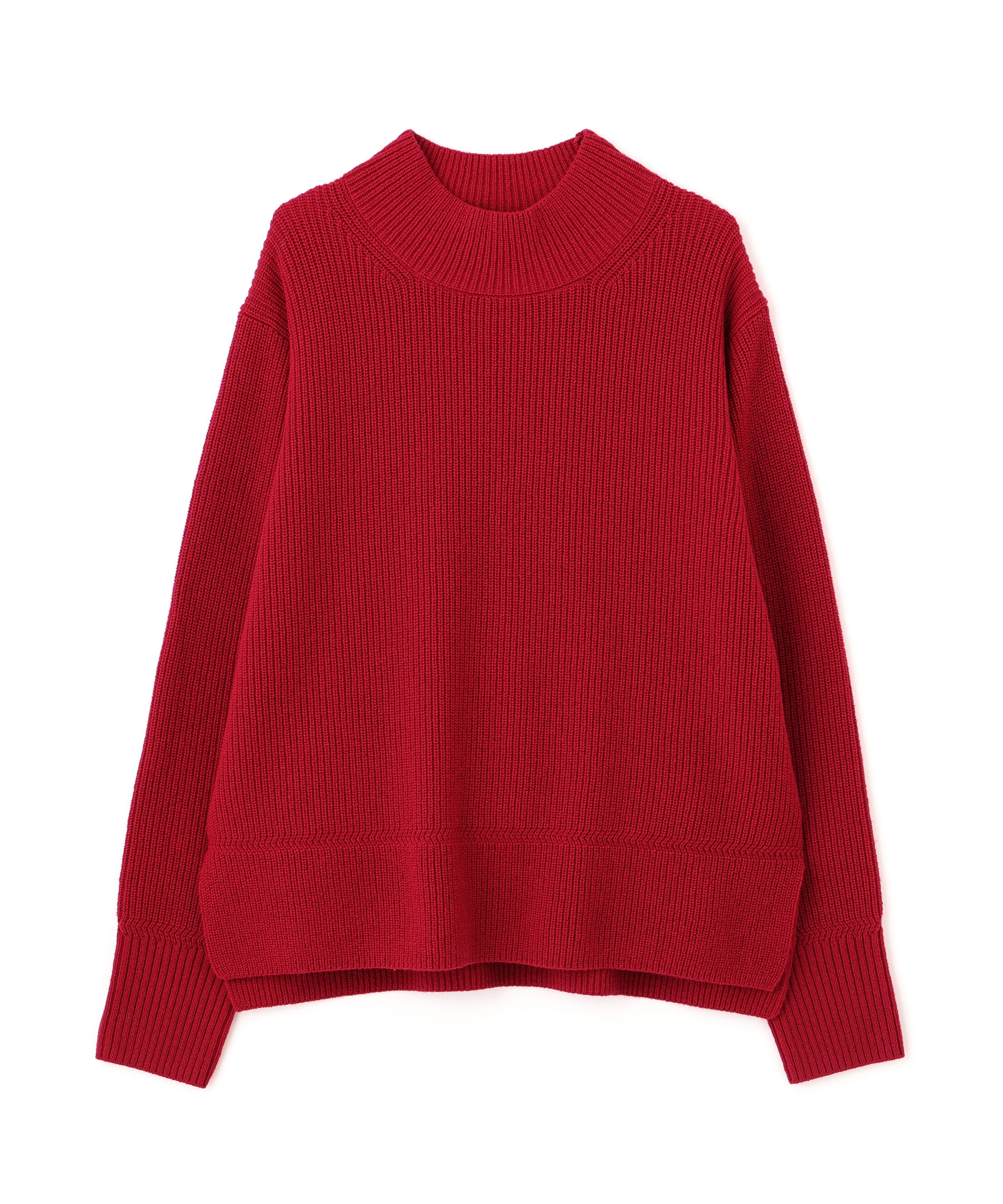  「◆ウールハイネック片畦プルオーバー」|ニット・セーター|