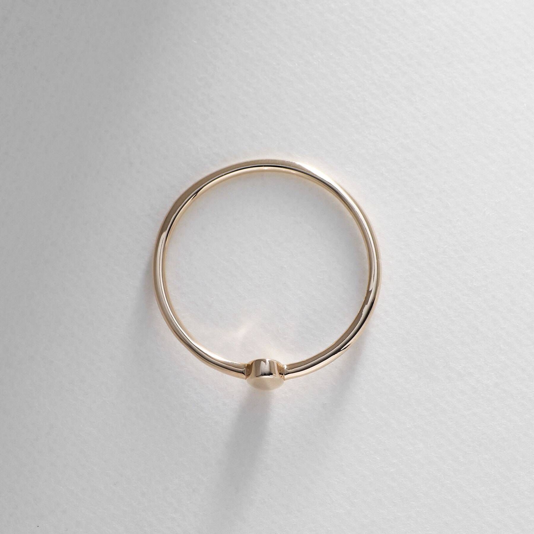 COCOSHNIK「K10オーバルシェイプ リング」|リング|