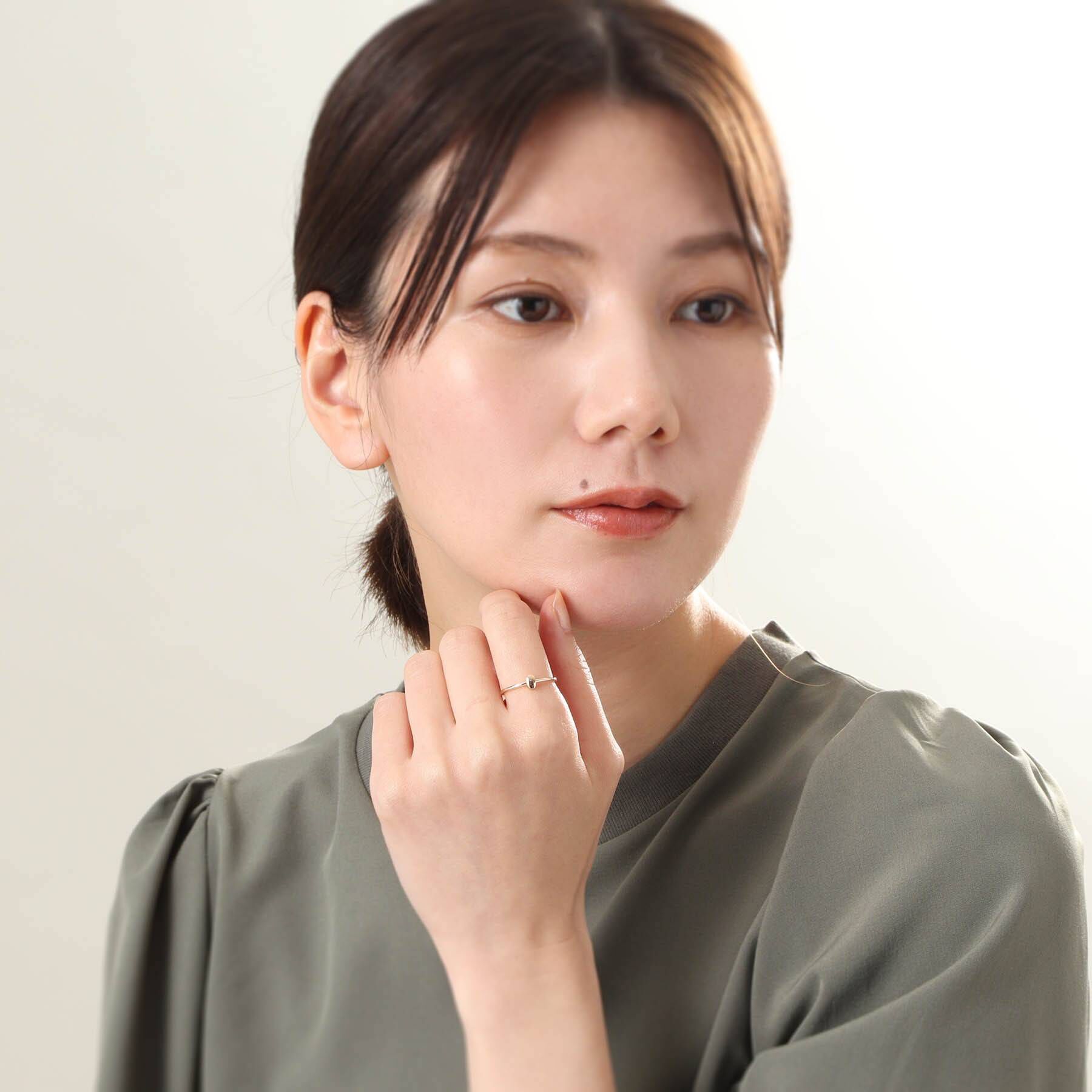 COCOSHNIK「K10オーバルシェイプ リング」|リング|