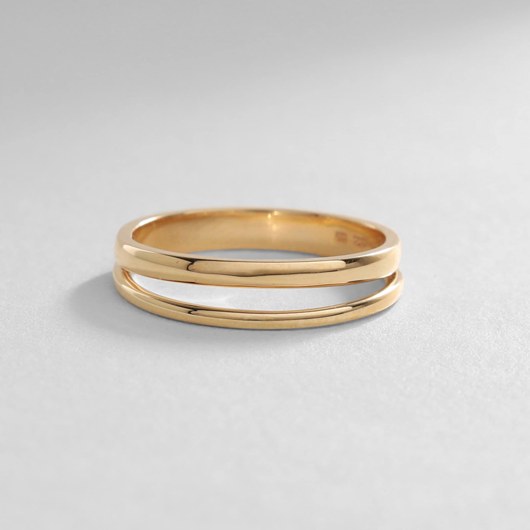 COCOSHNIK「K10アーチステップ リング」|リング|