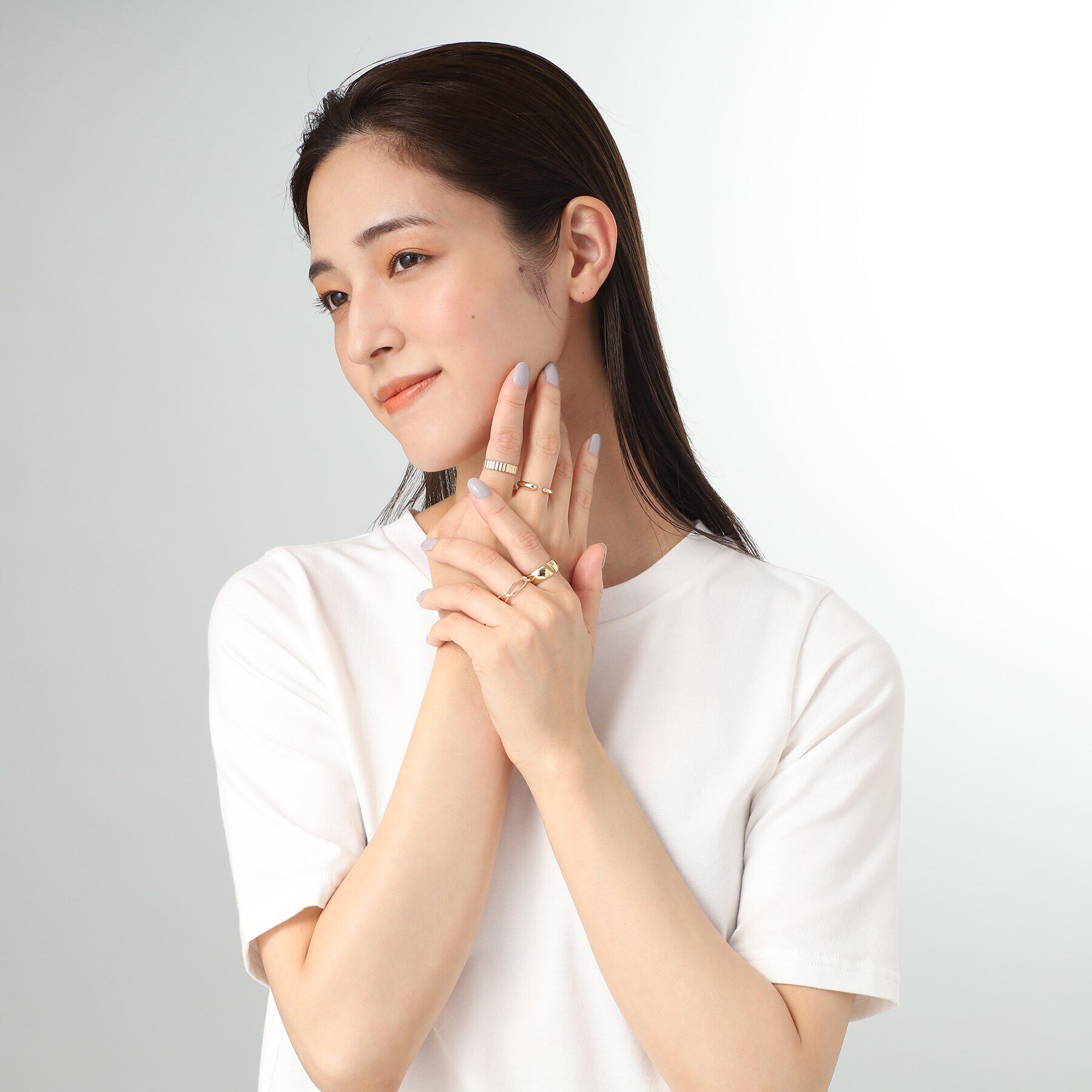 COCOSHNIK「K10PCチェーン リング」|リング|