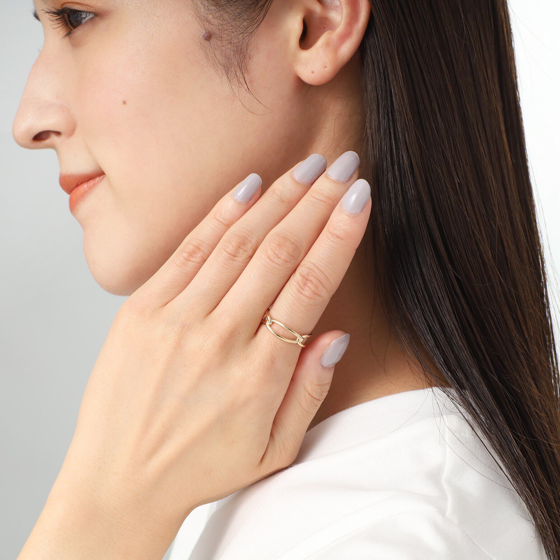 COCOSHNIK「K10PCチェーン リング」|リング|