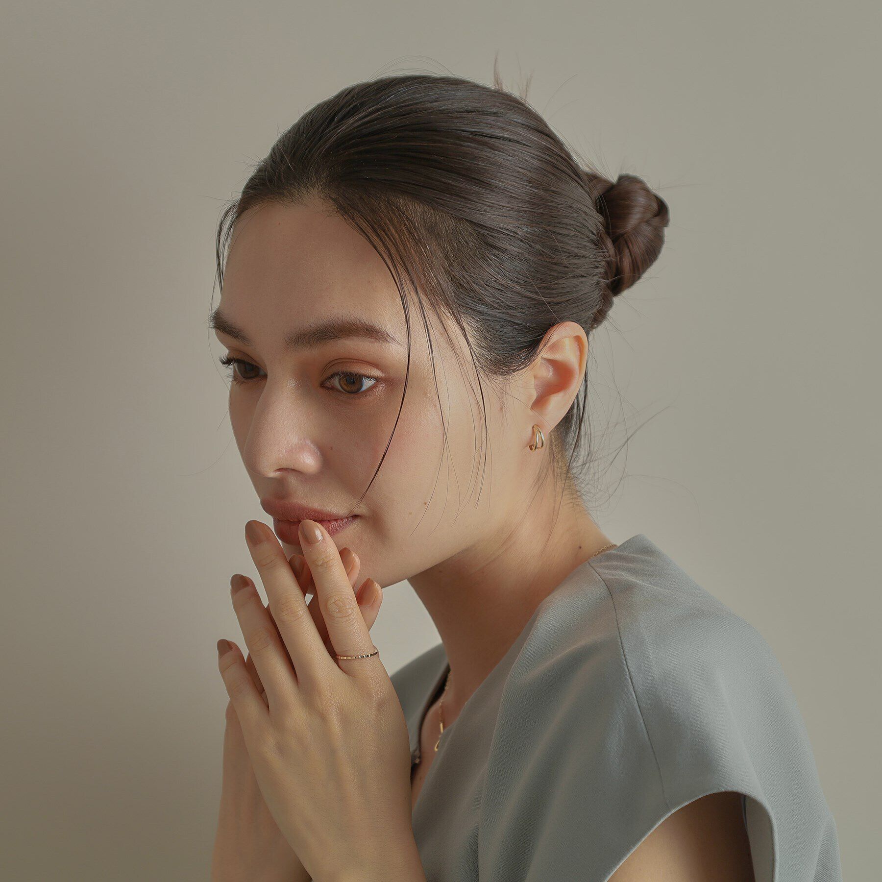 COCOSHNIK「K10スカラップカット リング」|リング|