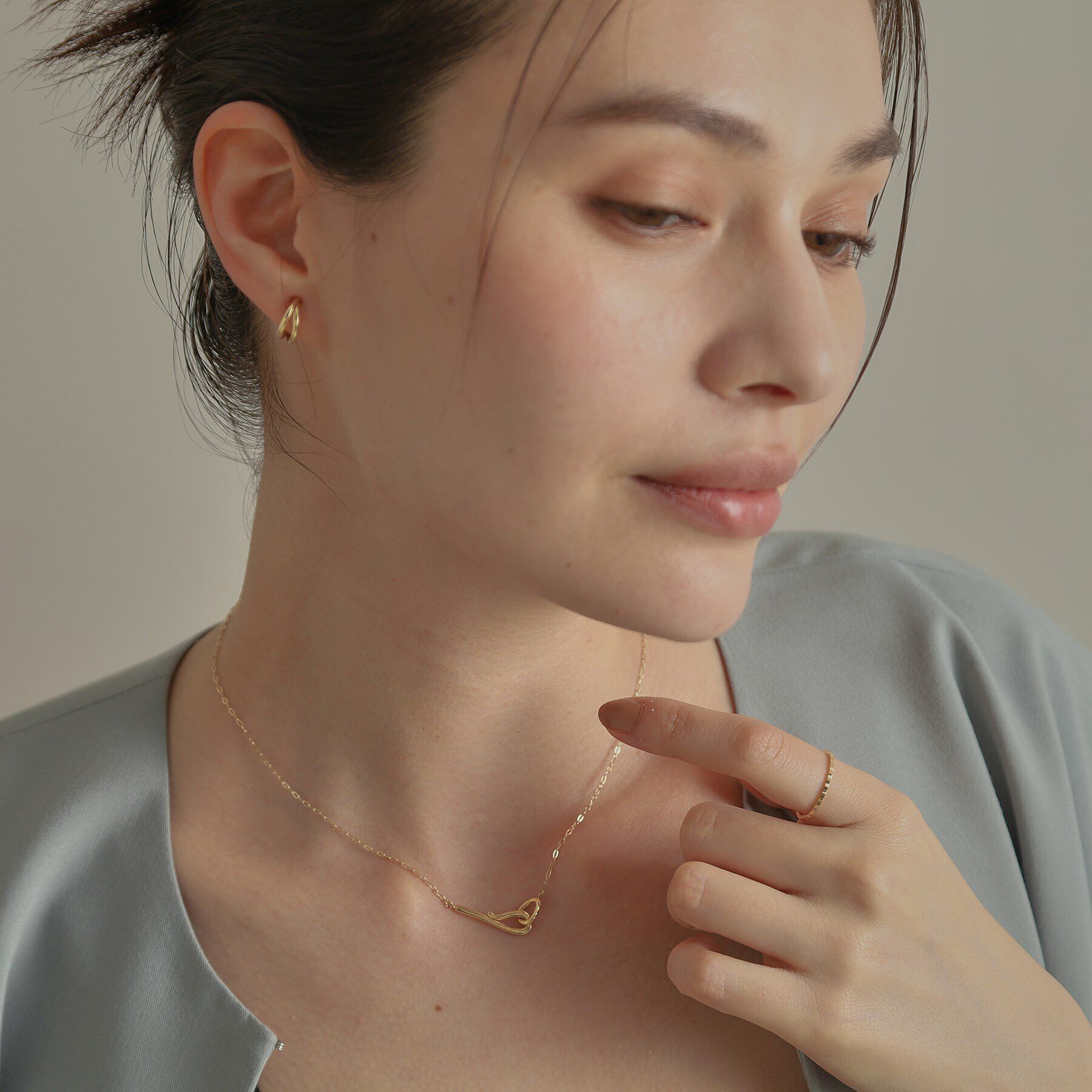 COCOSHNIK「K10スカラップカット リング」|リング|