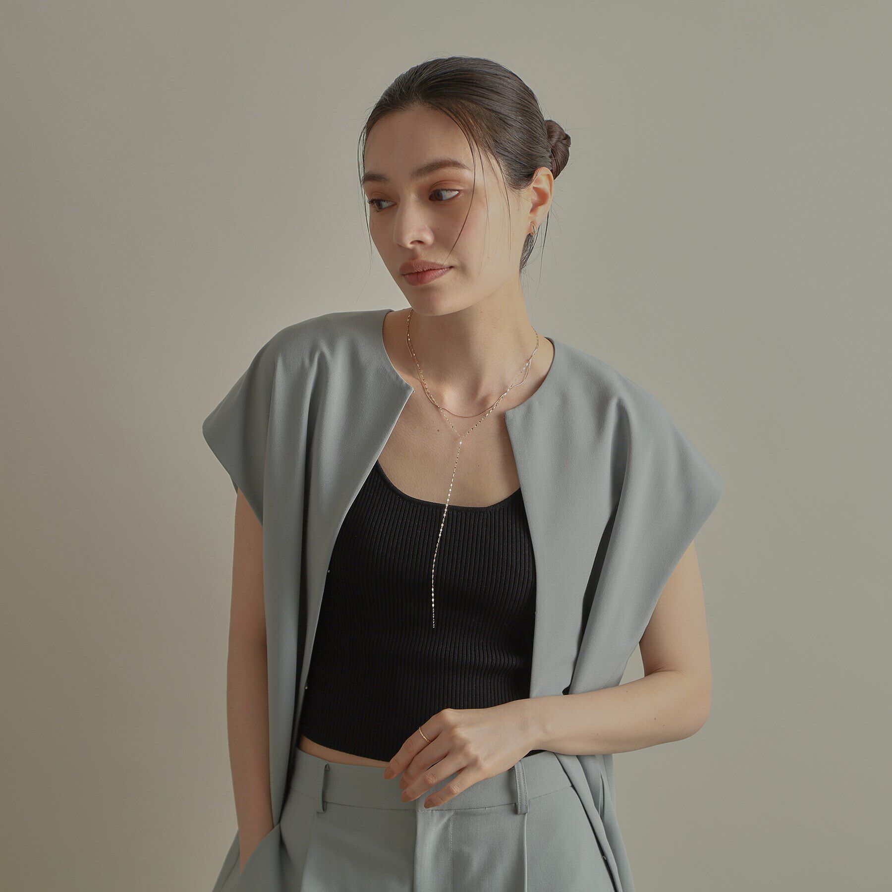 COCOSHNIK「K10スカラップカット リング」|リング|