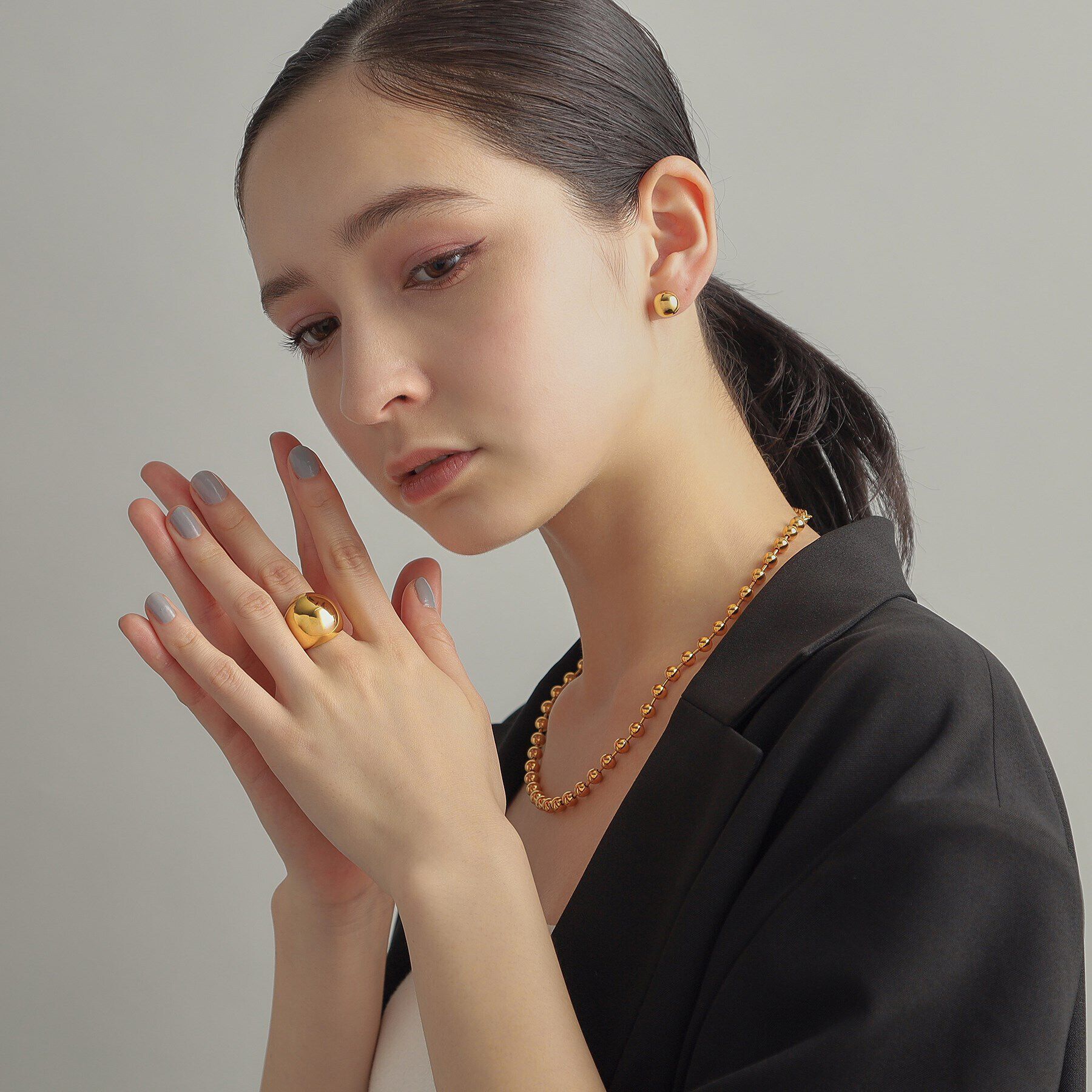 COCOSHNIK ONKITSCH「シルバー スフィアリング GP」|リング|