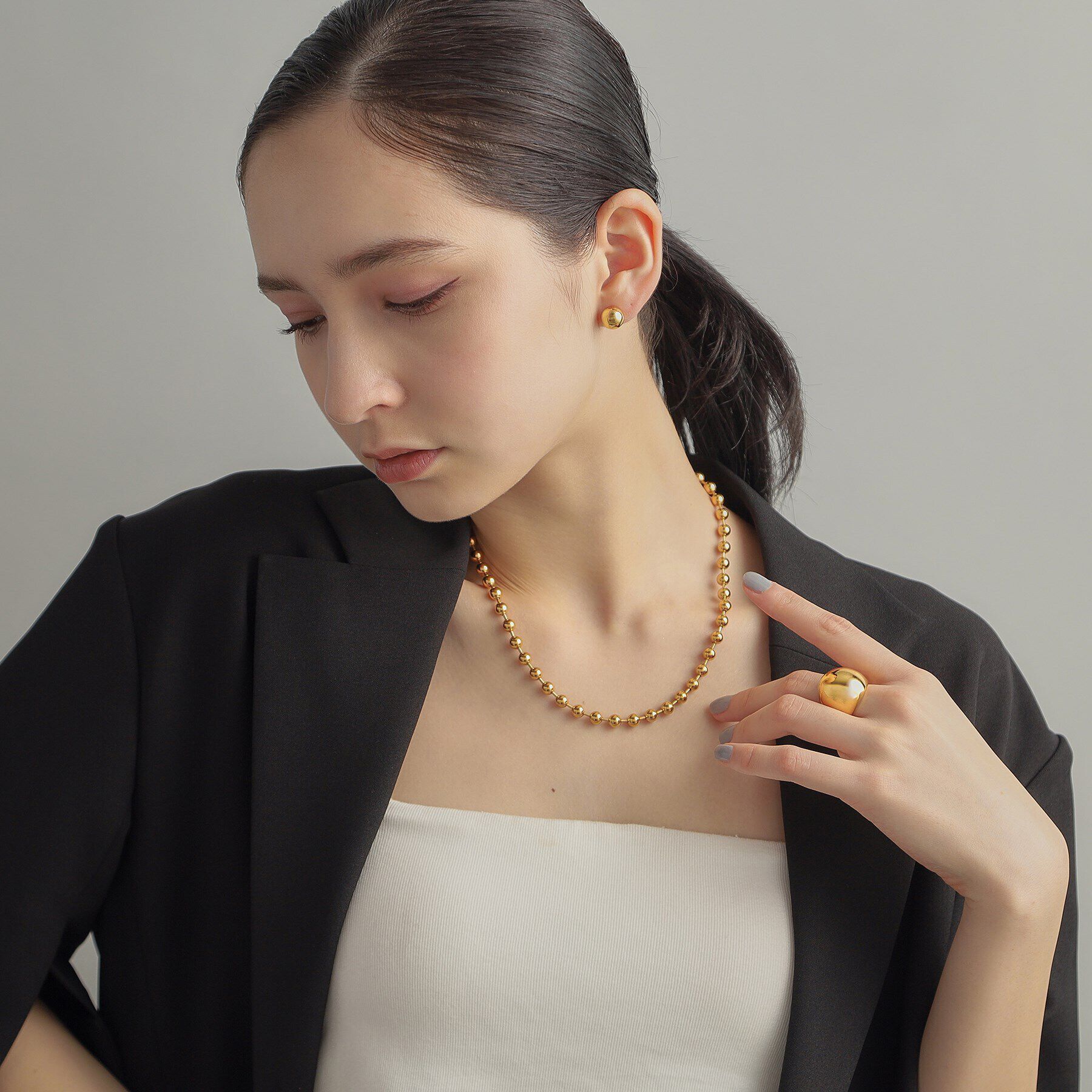 COCOSHNIK ONKITSCH「シルバー スフィアリング GP」|リング|