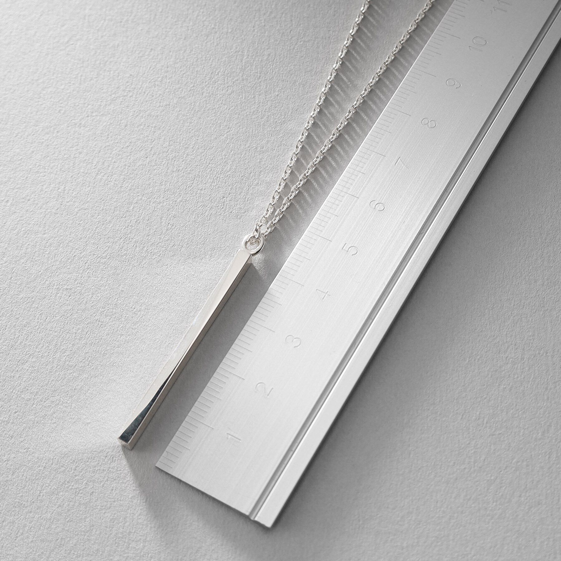 COCOSHNIK ONKITSCH「シルバー スロープカットバーネックレス」|ネックレス|