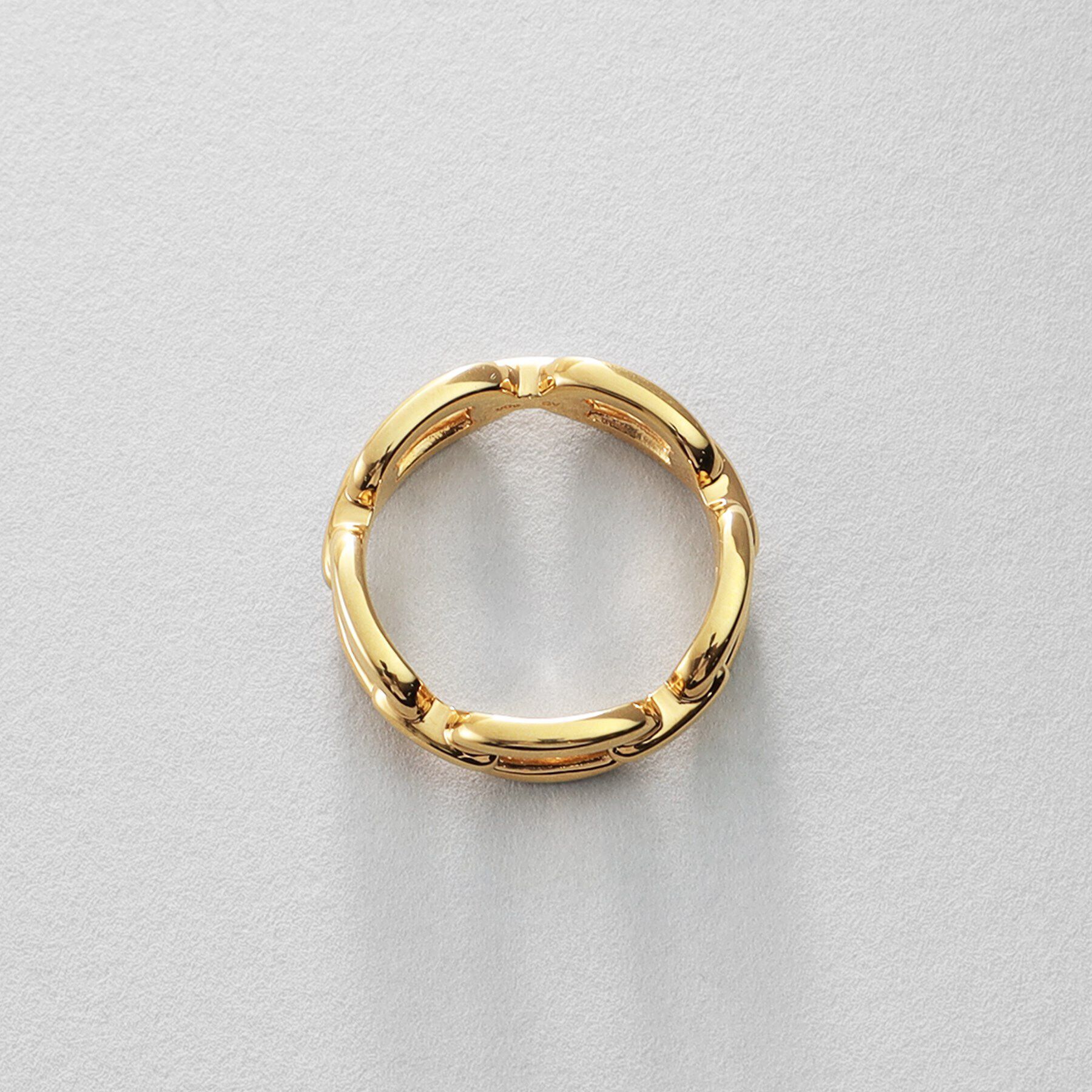 COCOSHNIK ONKITSCH「シルバー ケーブルチェーンモチーフリング GP」|リング|