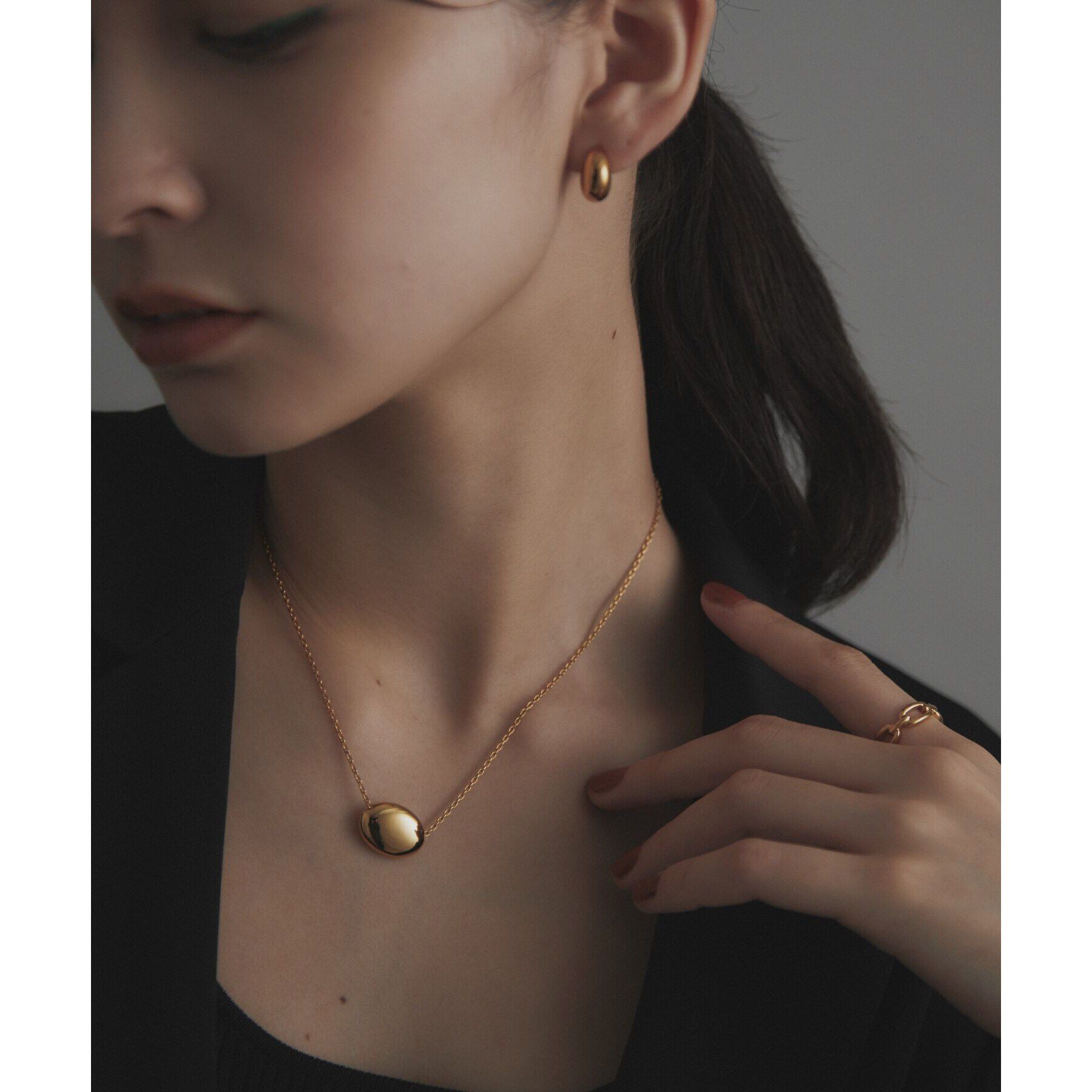 COCOSHNIK ONKITSCH「シルバー ケーブルチェーンモチーフリング GP」|リング|